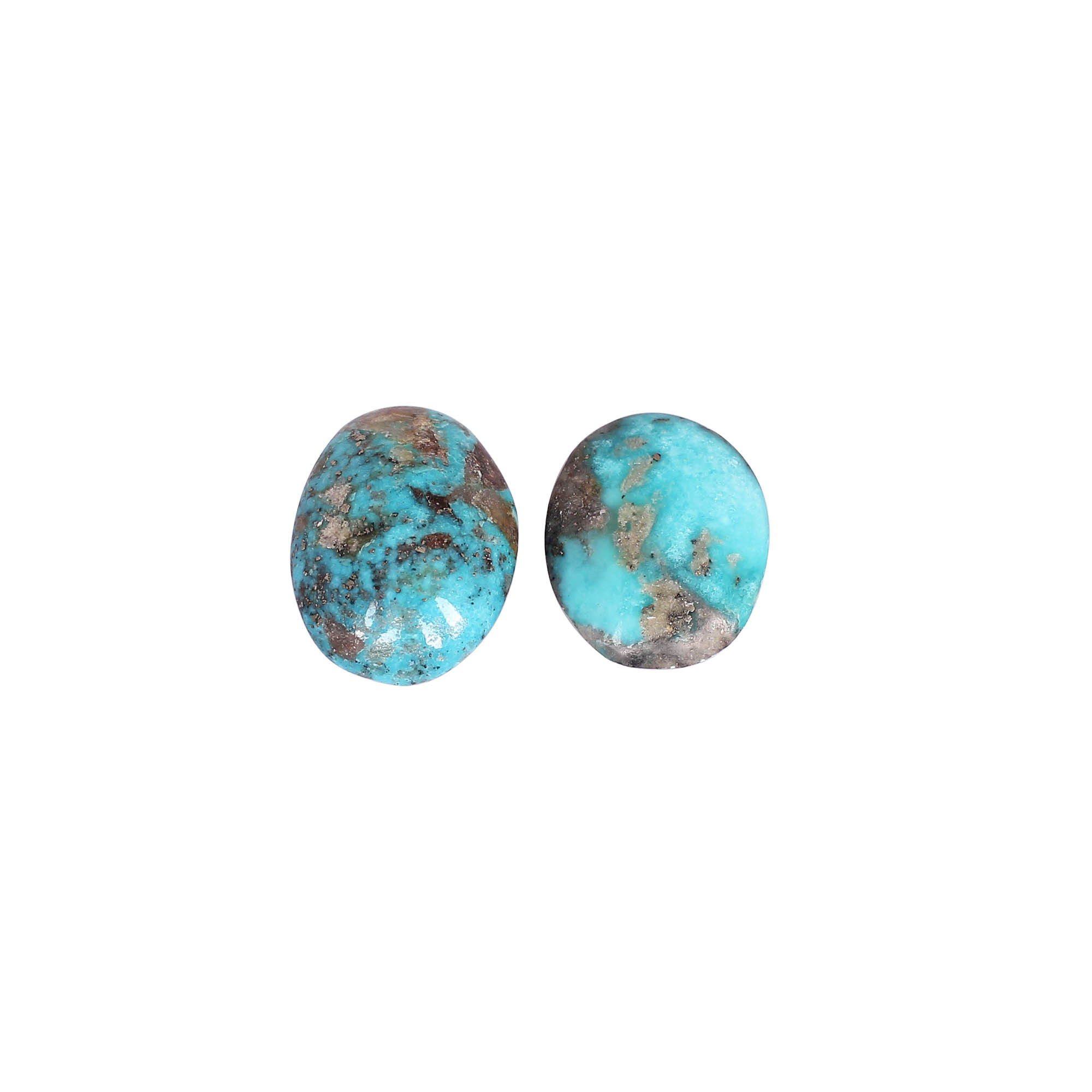 Loose Gemstone Oval Cabochon Irani Turquoise Gemstone Wholesale Lot For Jewelry Making Earrings 2380 cts