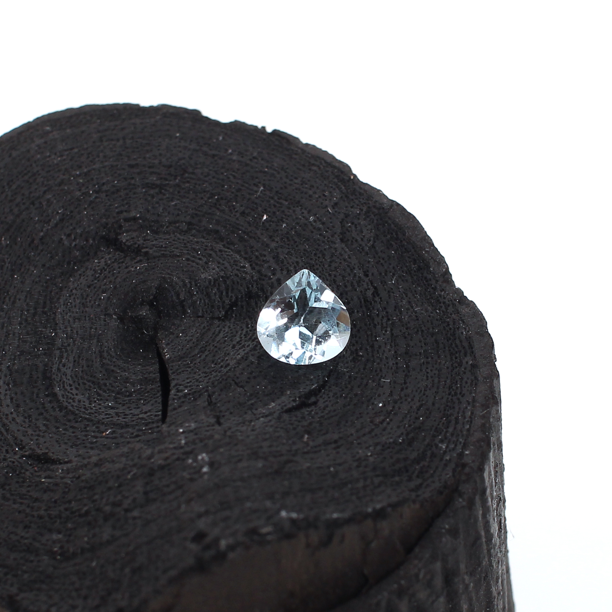Natural Aquamarine 5X5mm Heart Cut 030cts