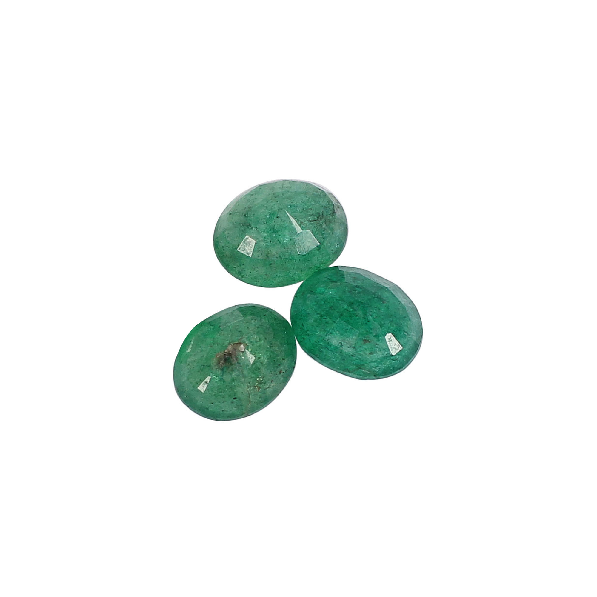 Natural Mica Aventurine 10x8mm Oval Cut 1100 Cts 3 Pcs Loose Gemstone Lot For Making Jewelry Handcrafted Gemstone For Earrings