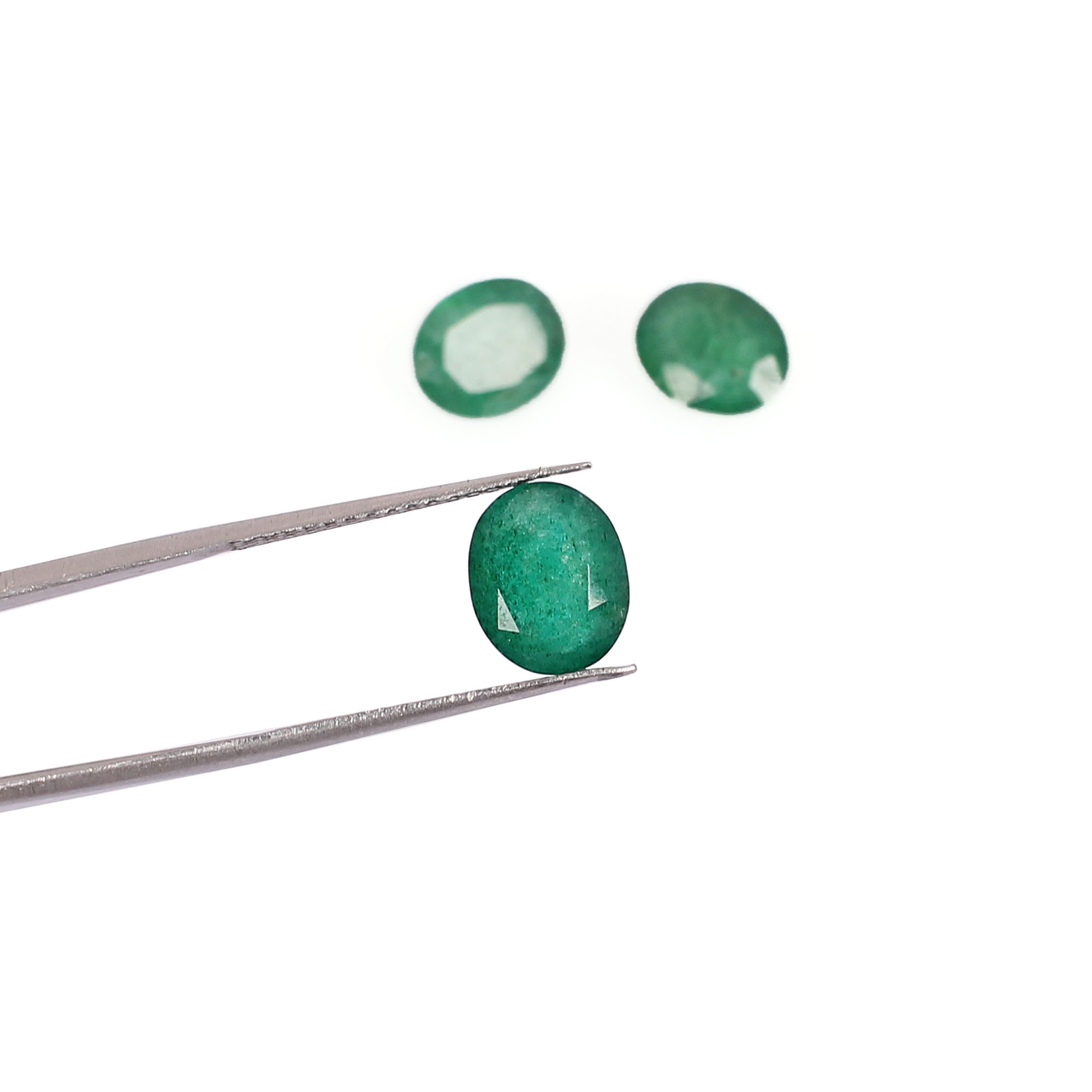 Natural Mica Aventurine 10x8mm Oval Cut 1100 Cts 3 Pcs Loose Gemstone Lot For Making Jewelry Handcrafted Gemstone For Earrings