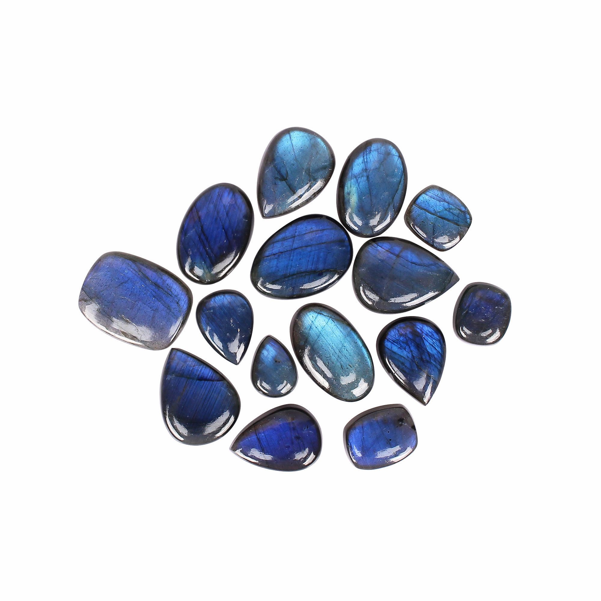 Best Quality Labradorite Bulk at Wholesale Price Blue Labradorite Cabochon Multi Flashy Labradorite Loose Gemstone for Jewelry