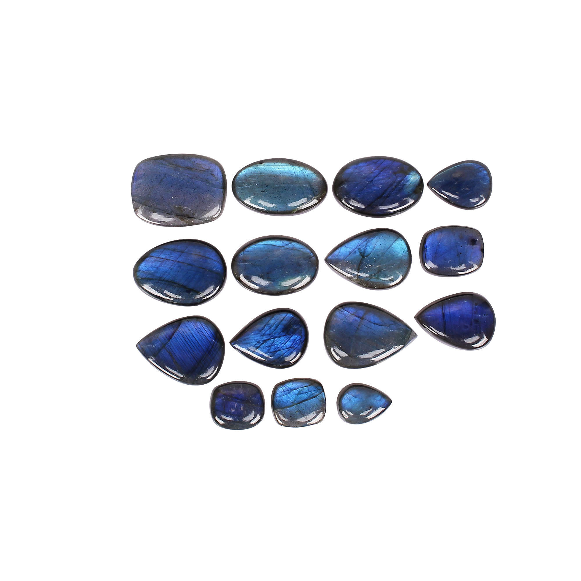 Best Quality Labradorite Bulk at Wholesale Price Blue Labradorite Cabochon Multi Flashy Labradorite Loose Gemstone for Jewelry