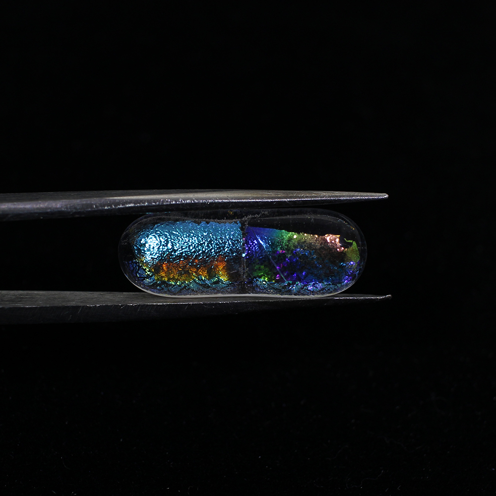 Synthetic Ethiopian Opal 19x7mm Capsule Cabochon 555 Cts