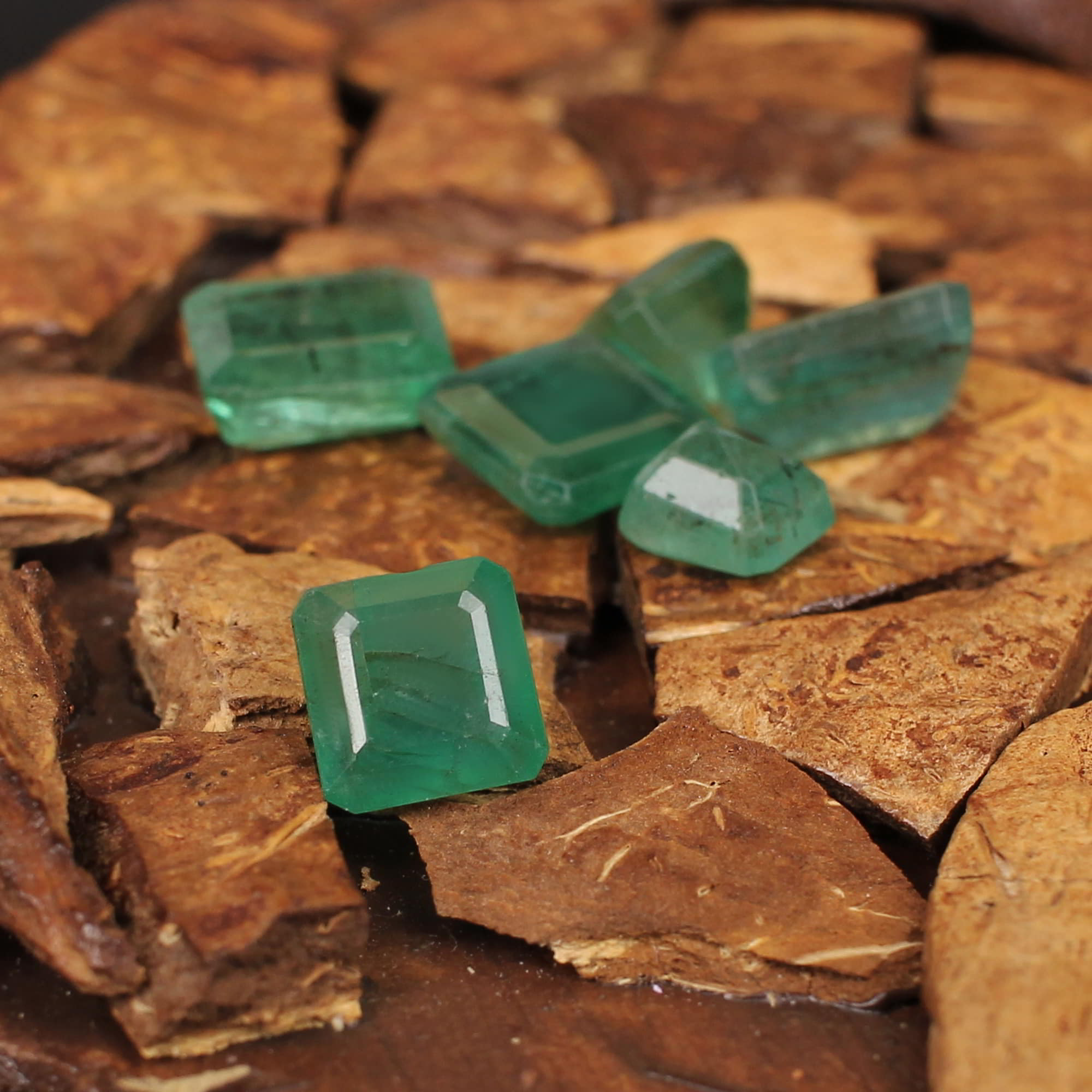 Natural Zambian Emerald Square Cut 5cts
