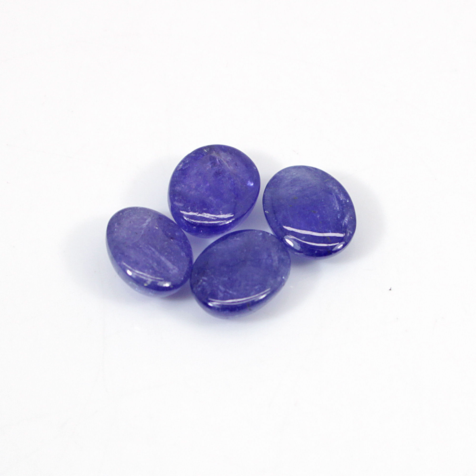 5 Pcs Natural Tanzanite 9x7-9x6mm Oval Cabochon 1070 Cts Wholesale Lot