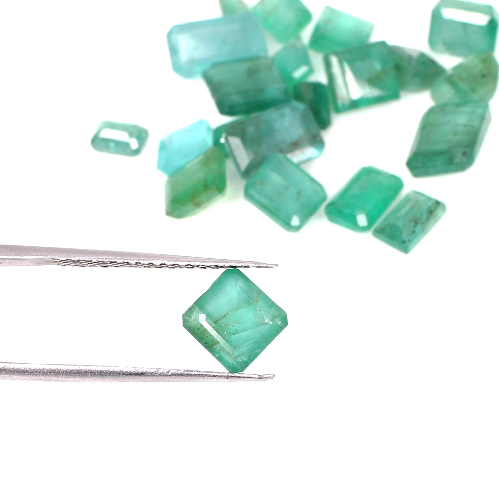 Natural Zambian Emerald Square Cut 5cts