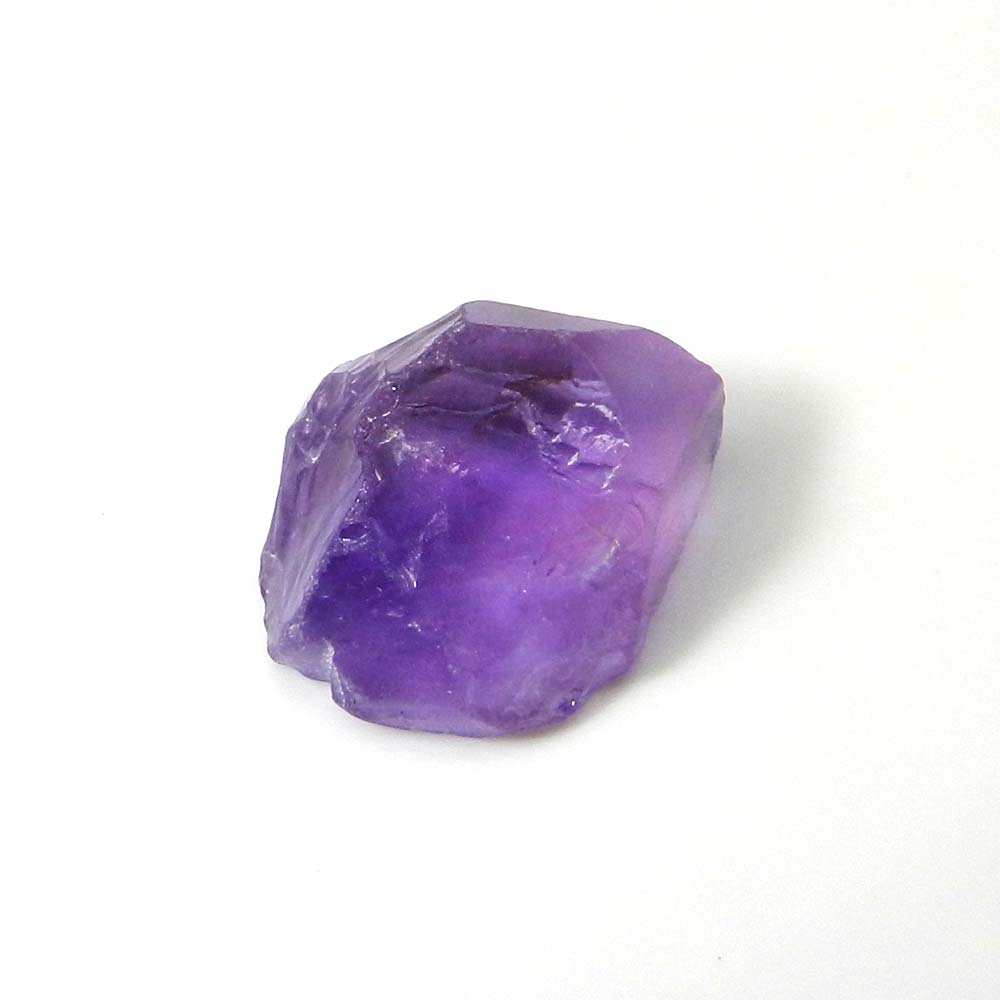 African Amethyst 21x19mm Freeform Rough 17.6 Cts