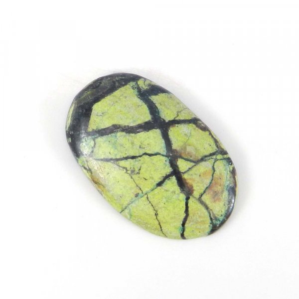 Cyber Web Chrysocolla 24x15mm Oval Cabochon 9.90 Cts