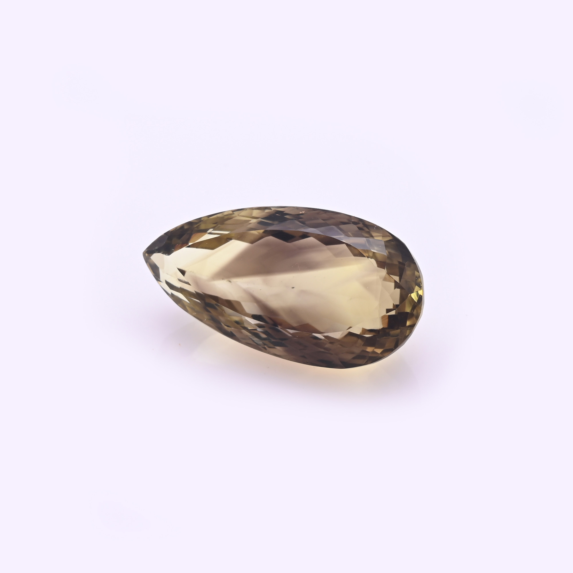 Natural Bio Lemon Quartz 34X17MM Pear Normal Cut 38Cts 1Piece Gemstone For Making Jewelry