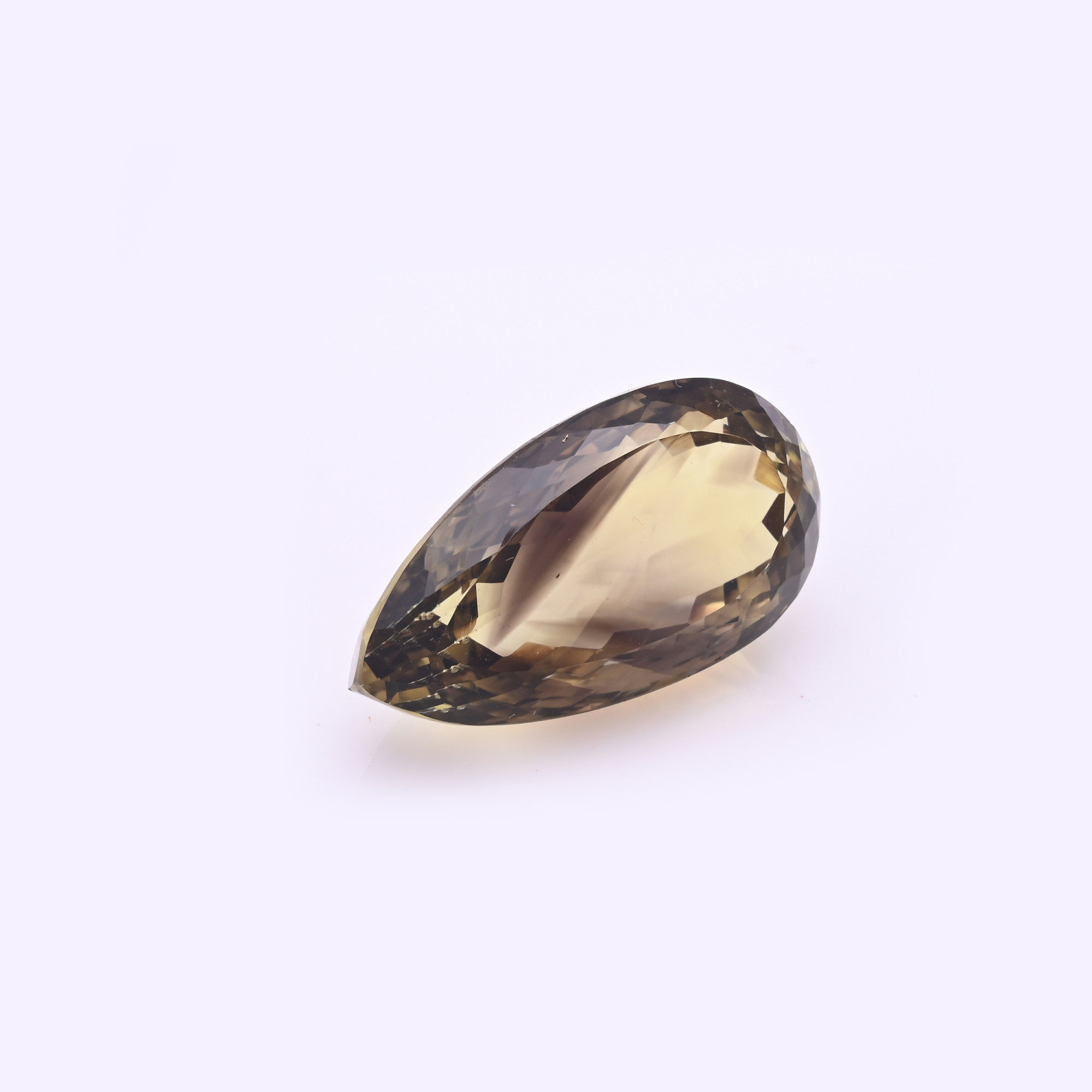 Natural Bio Lemon Quartz 34X17MM Pear Normal Cut 38Cts 1Piece Gemstone For Making Jewelry