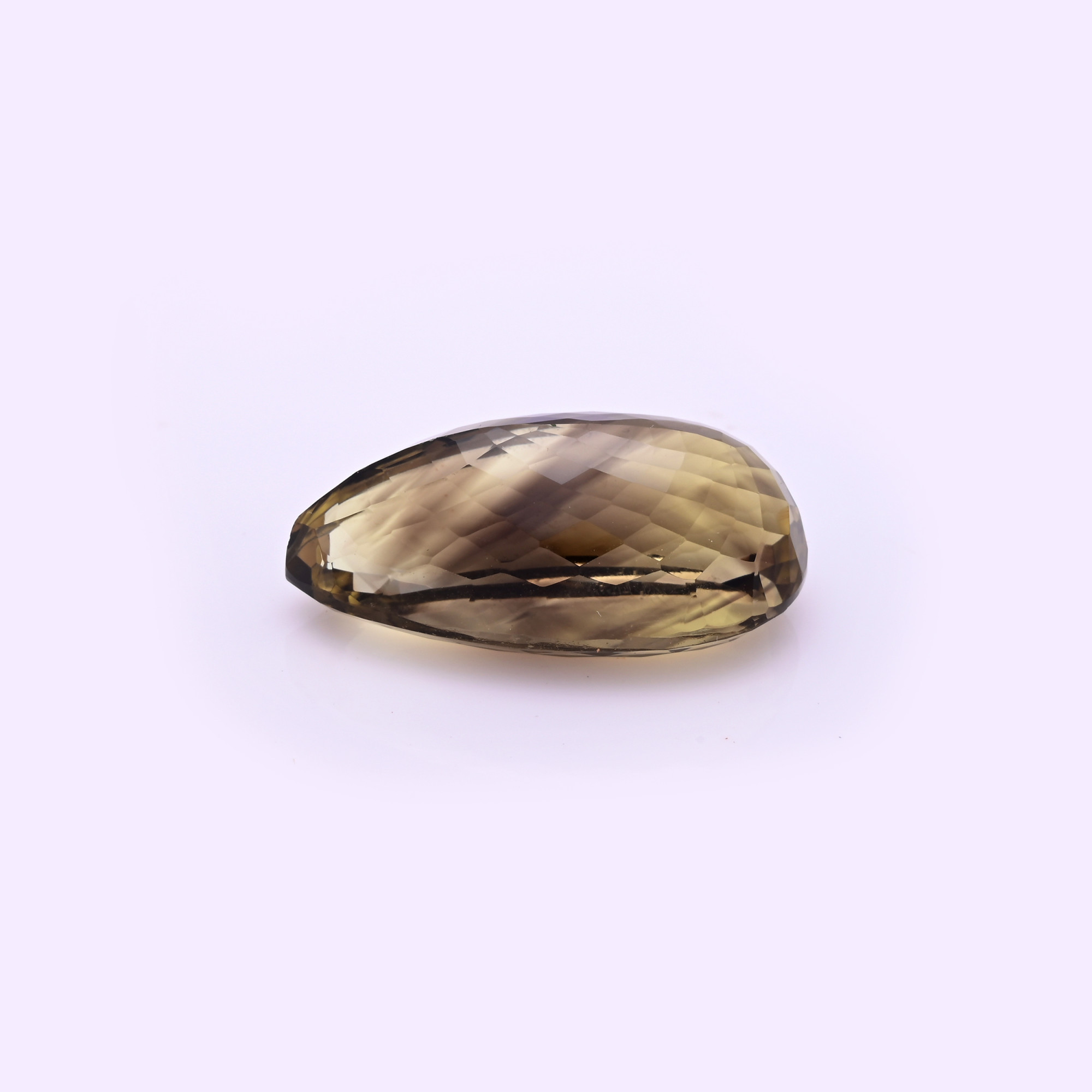 Natural Bio Lemon Quartz 34X17MM Pear Normal Cut 38Cts 1Piece Gemstone For Making Jewelry