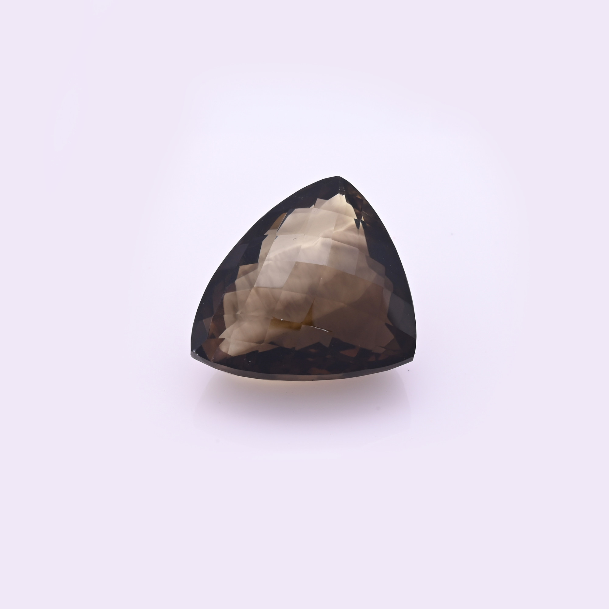 Natural Bio Lemon Quartz 27X26MM Trillion Normal Cut 60Cts 1Piece Gemstone For Making Jewelry