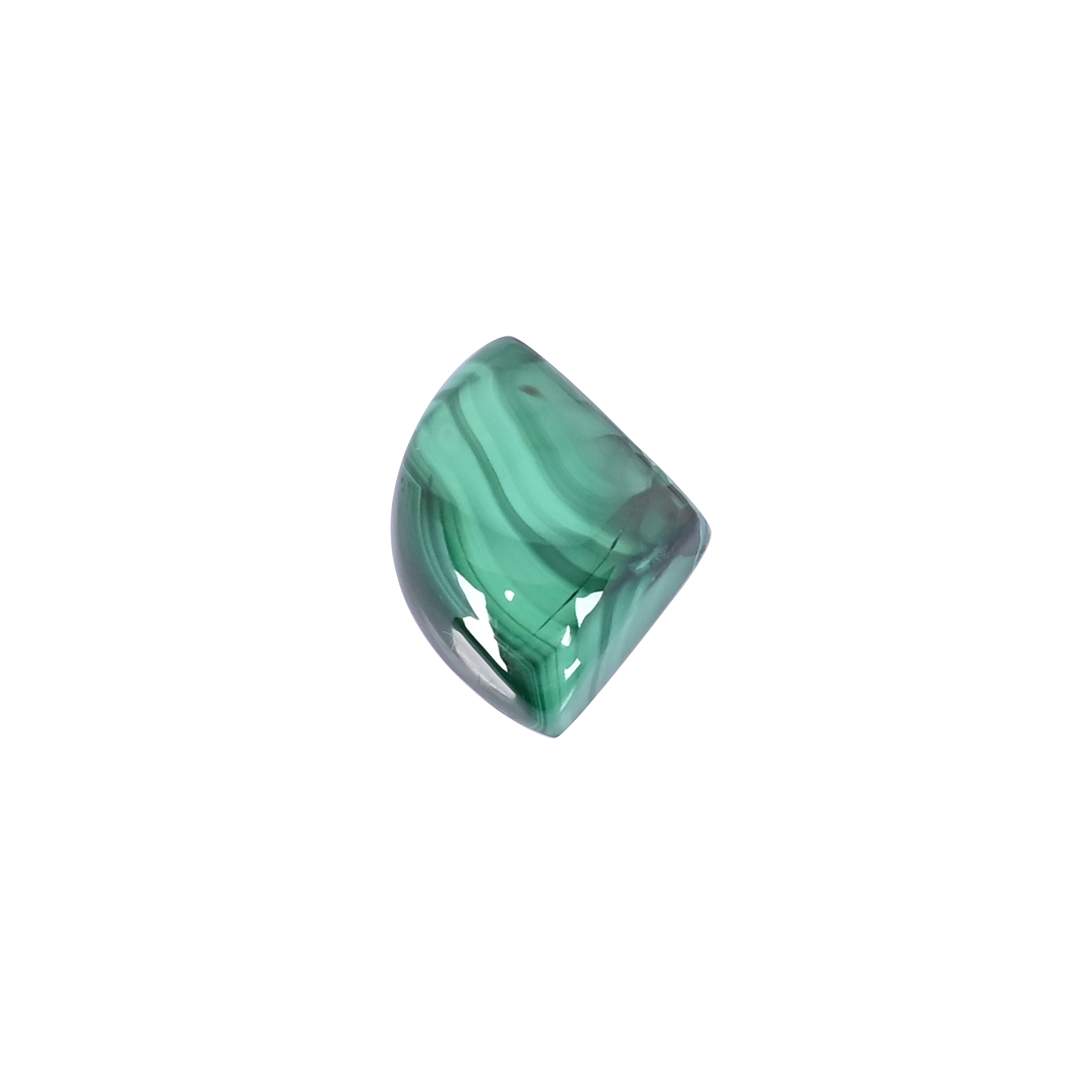Natural Chrysocolla malachite Loose Gemstone -248 Carat 22x17 mm Flat-back Cabochon for Jewelry Making 1 Pcs