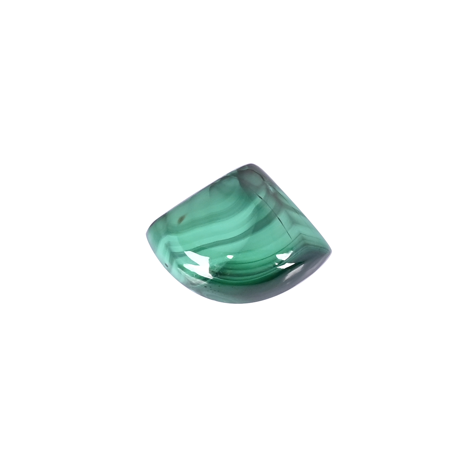 Natural Chrysocolla malachite Loose Gemstone -248 Carat 22x17 mm Flat-back Cabochon for Jewelry Making   1 Pcs
