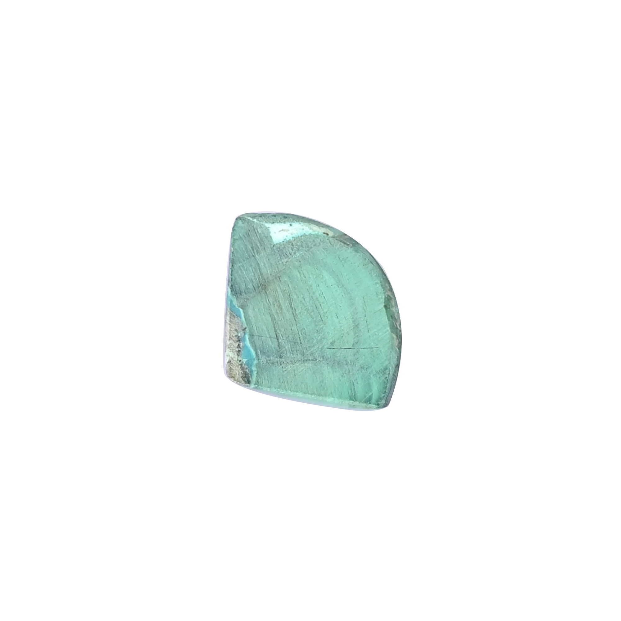 Natural Chrysocolla malachite Loose Gemstone -248 Carat 22x17 mm Flat-back Cabochon for Jewelry Making 1 Pcs