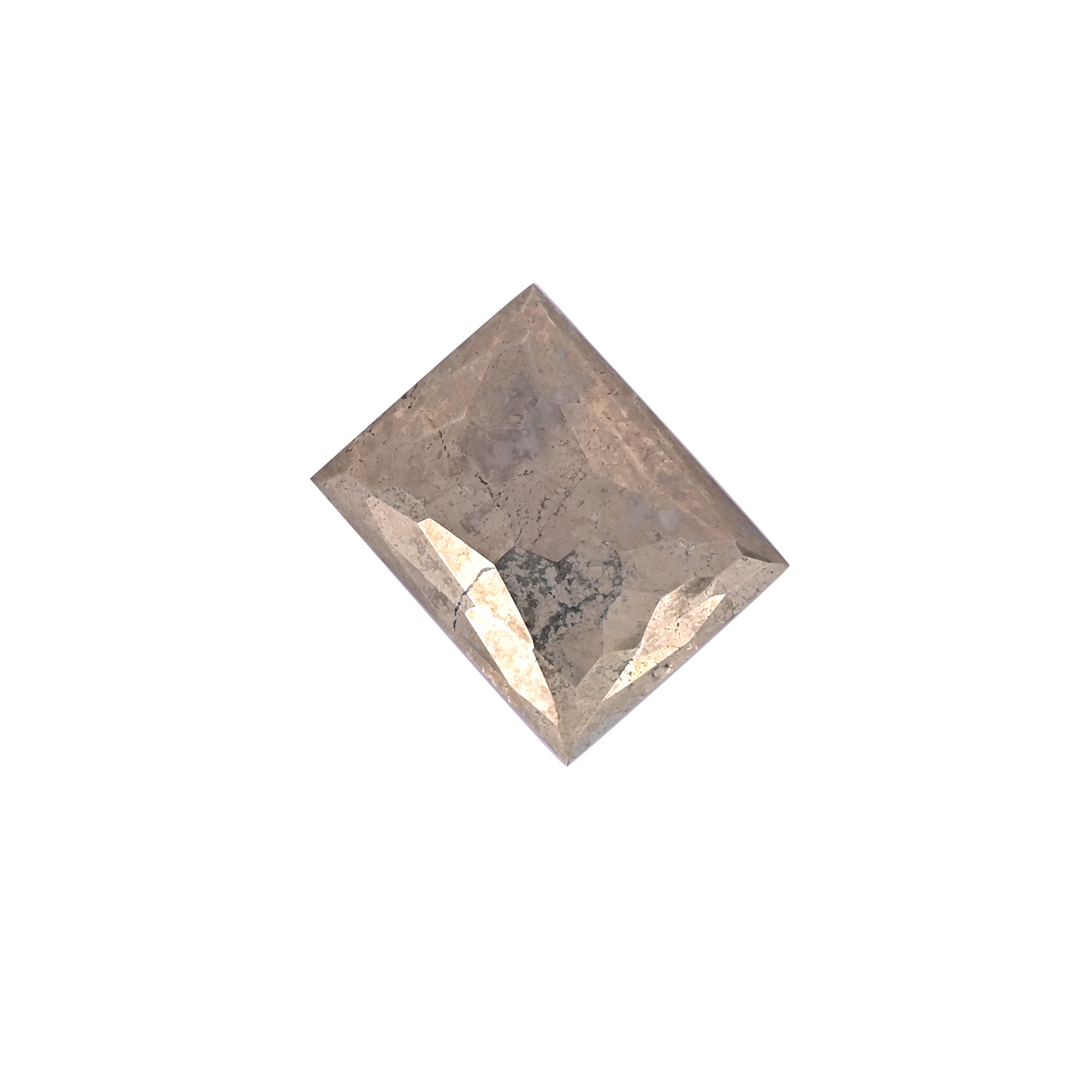 Natural Pyrite Loose Gemstone -838 Carat Rectangle 30x23 mm Flat-back Cabochon for Jewelry Making