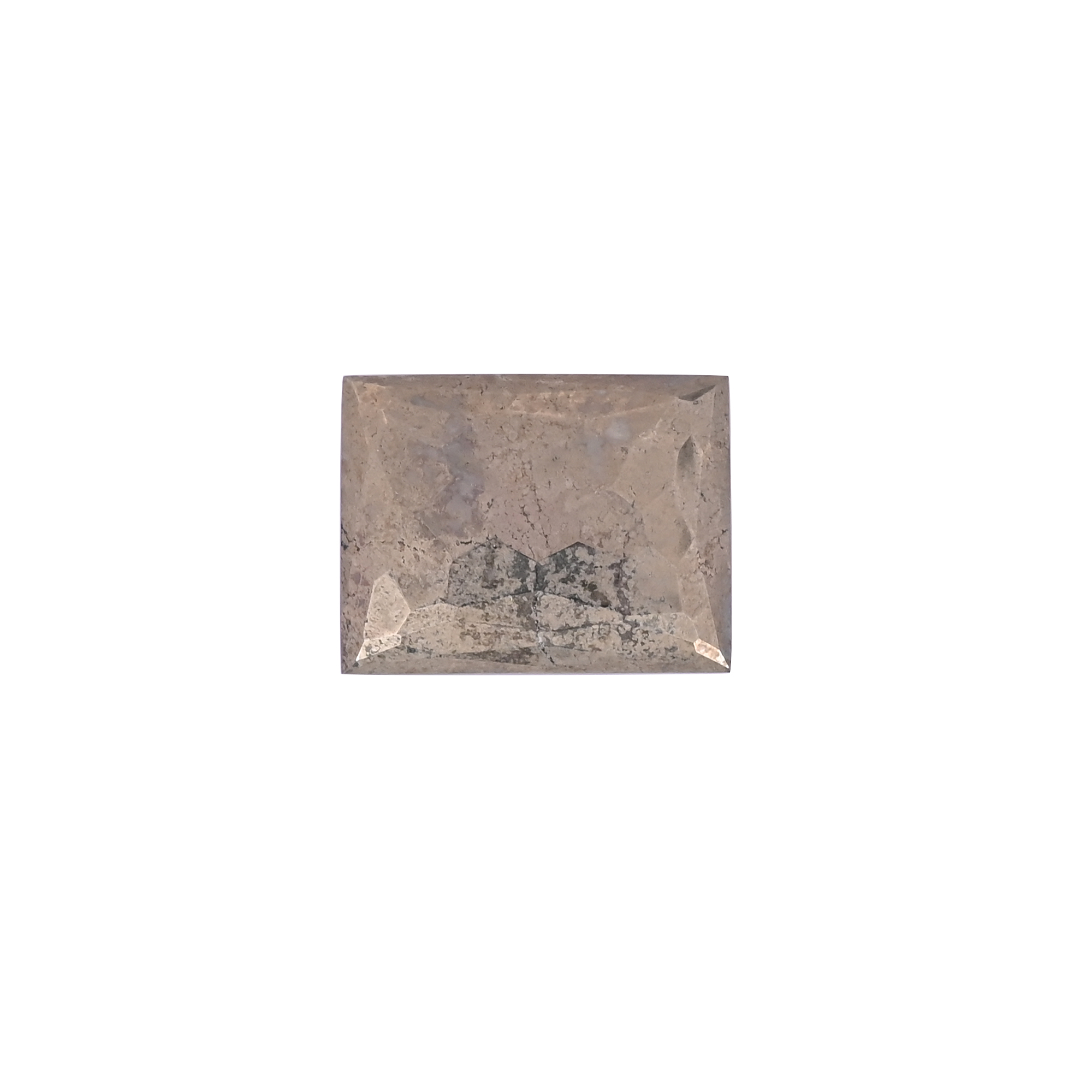 Natural Pyrite Loose Gemstone -838 Carat Rectangle 30x23 mm Flat-back Cabochon for Jewelry Making