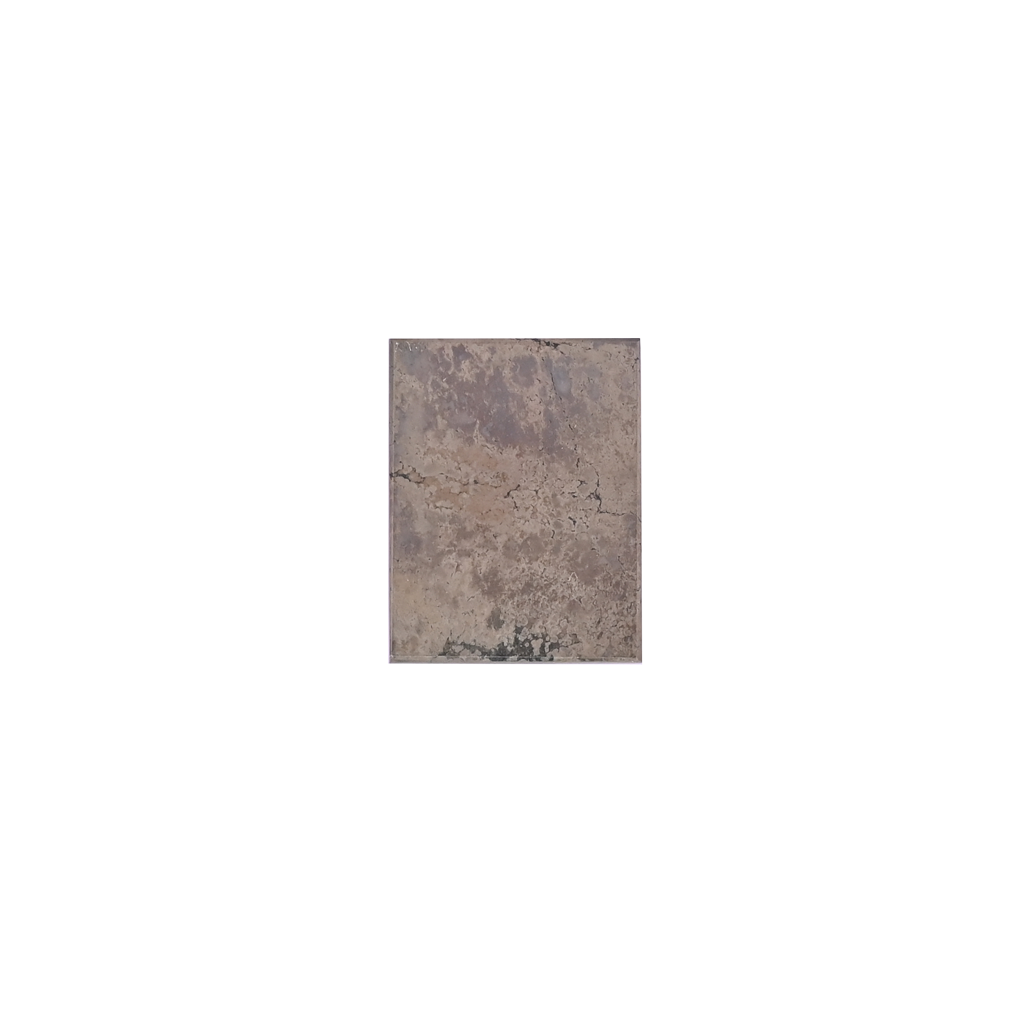 Natural Pyrite Loose Gemstone -838 Carat Rectangle 30x23 mm Flat-back Cabochon for Jewelry Making