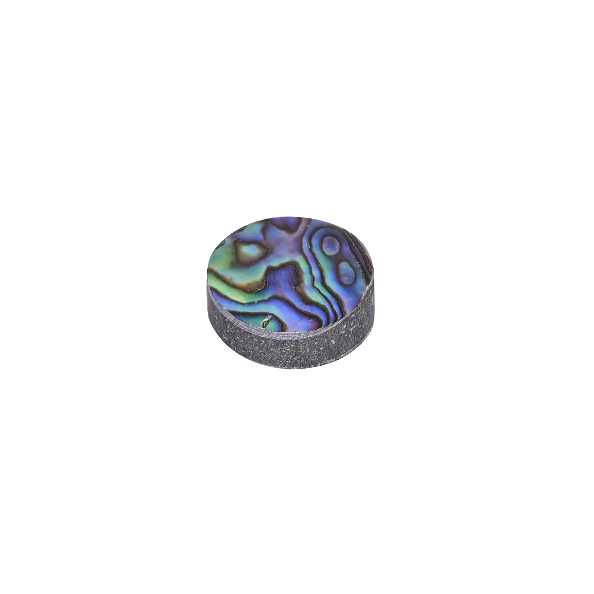 Natural Abalone Loose Gemstone -65 Carat Round 14x14 mm Flat-back Cabochon for Jewelry Making