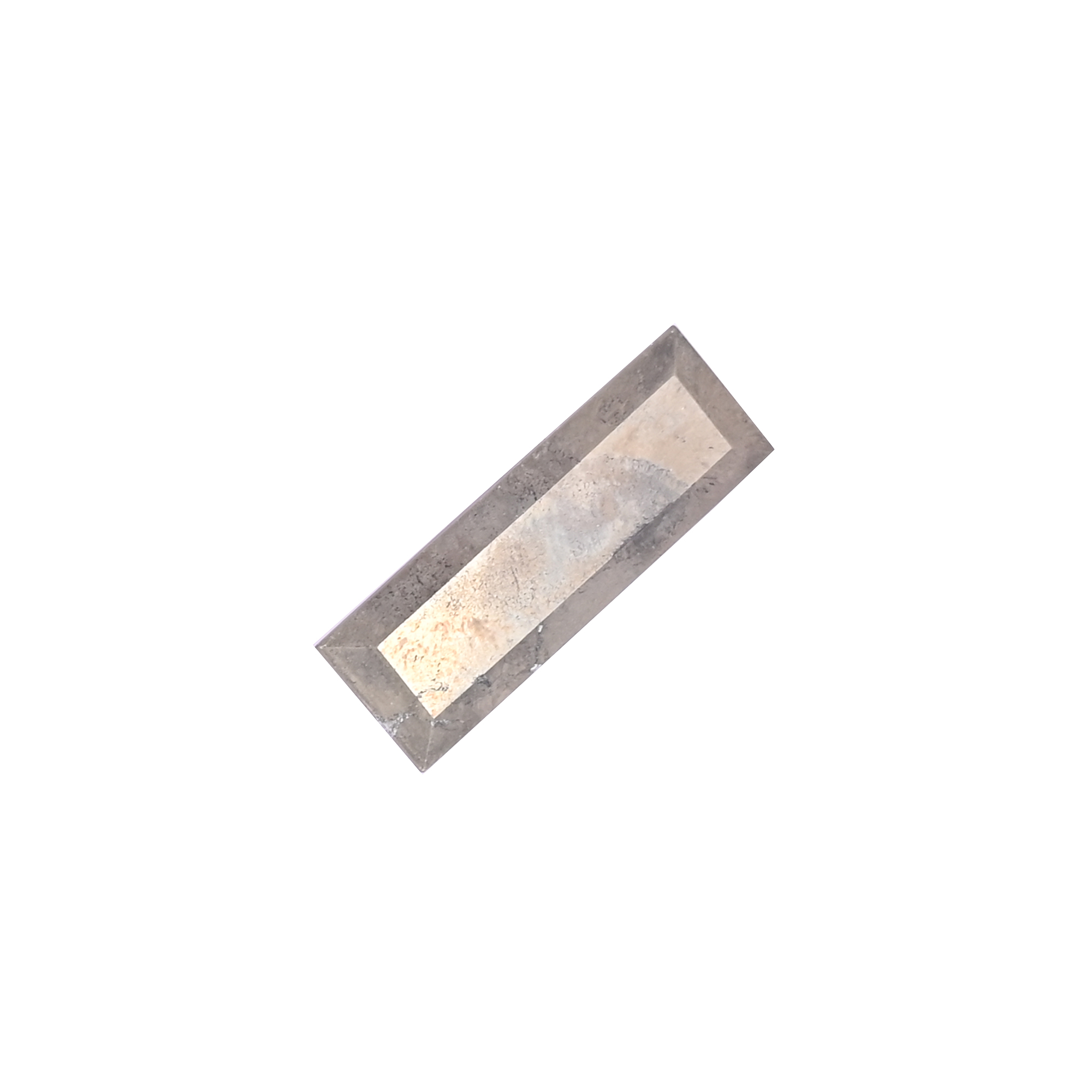 Natural Pyrite Loose Gemstone -56 Carat Rectangle 36x12 mm Flat-back Cabochon for Jewelry Making