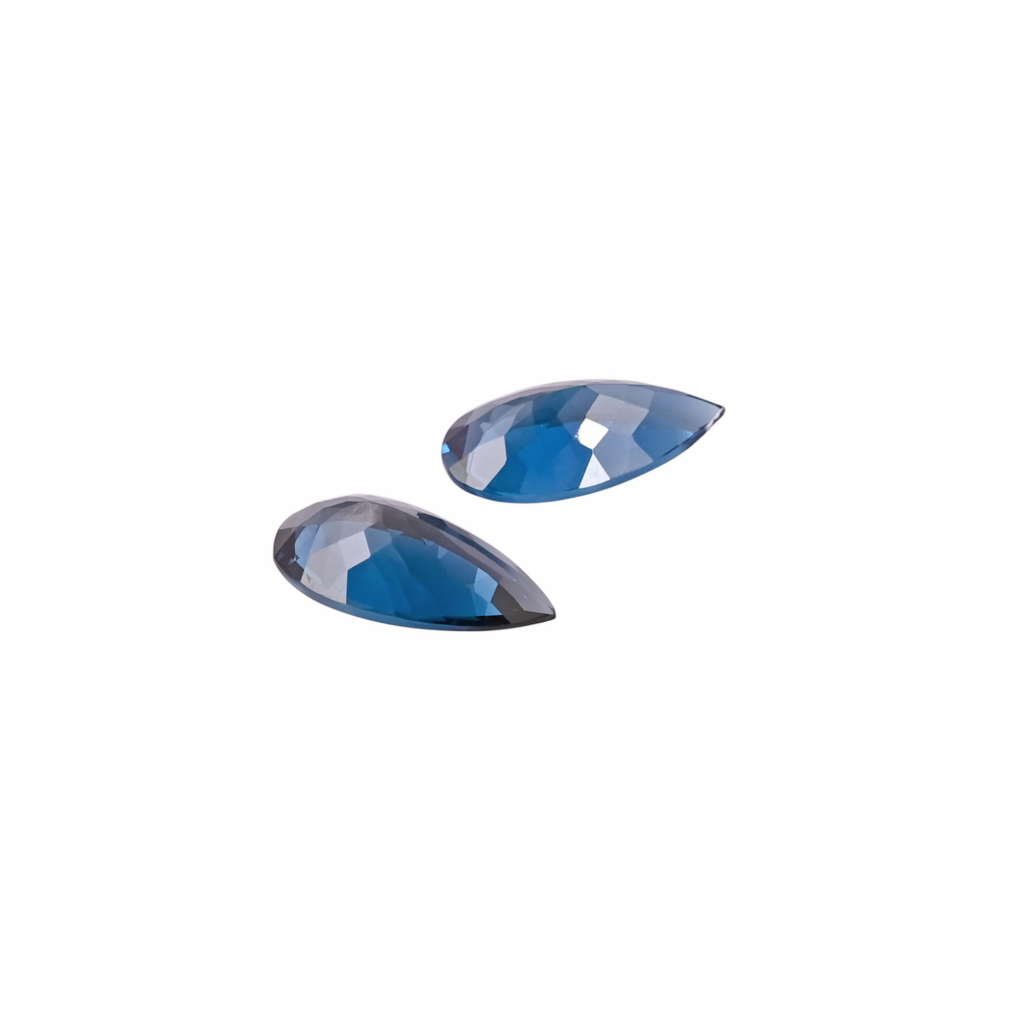 AAA Quality London Blue Topaz Gemstone 20x10 mm Pear Faceted Cut 900 Cts Loose Stone For Making Jewelry