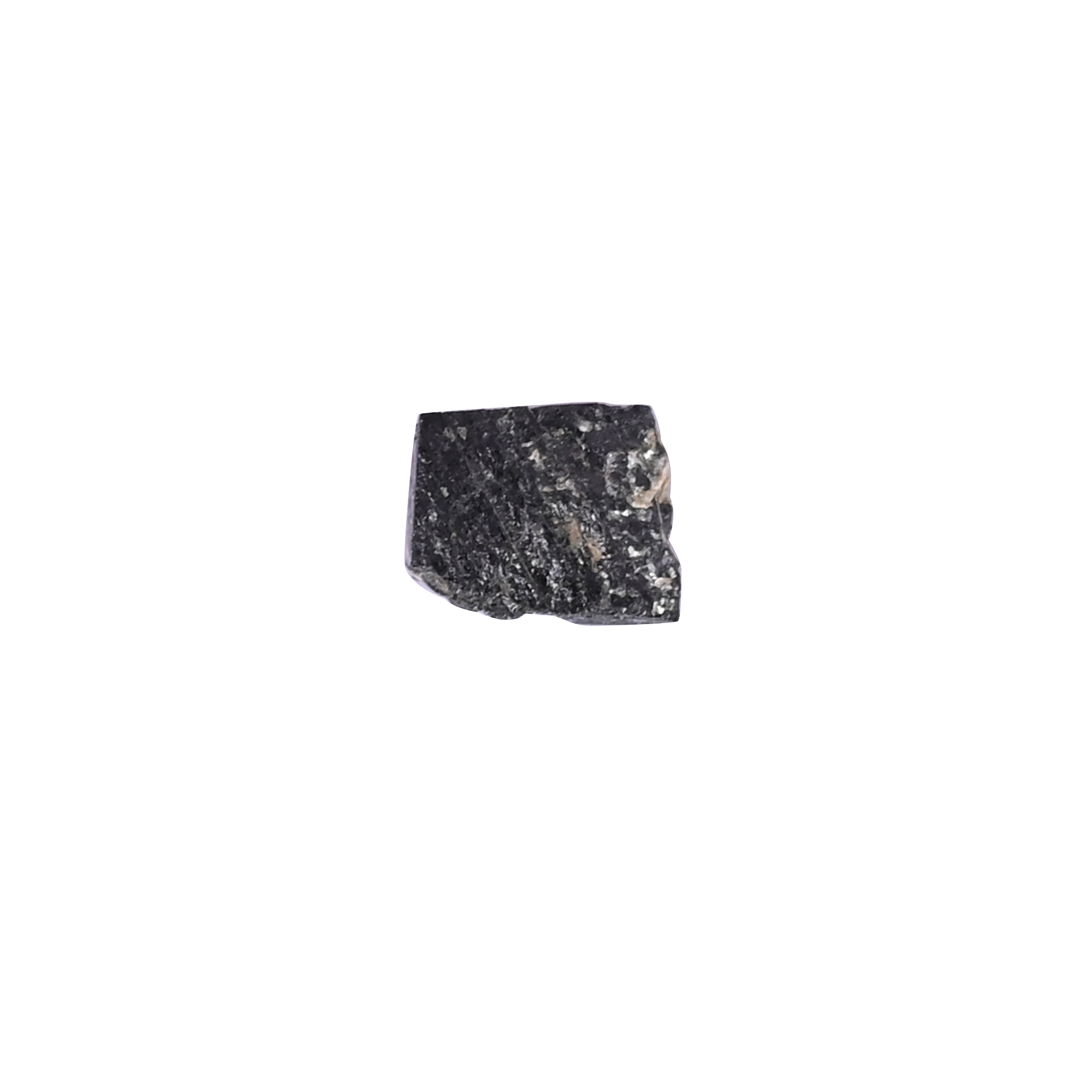 Natural Black Tourmaline Loose Gemstone -75 Carat 13x10 mm Flat-back Cabochon for Jewelry Making  1 Pcs