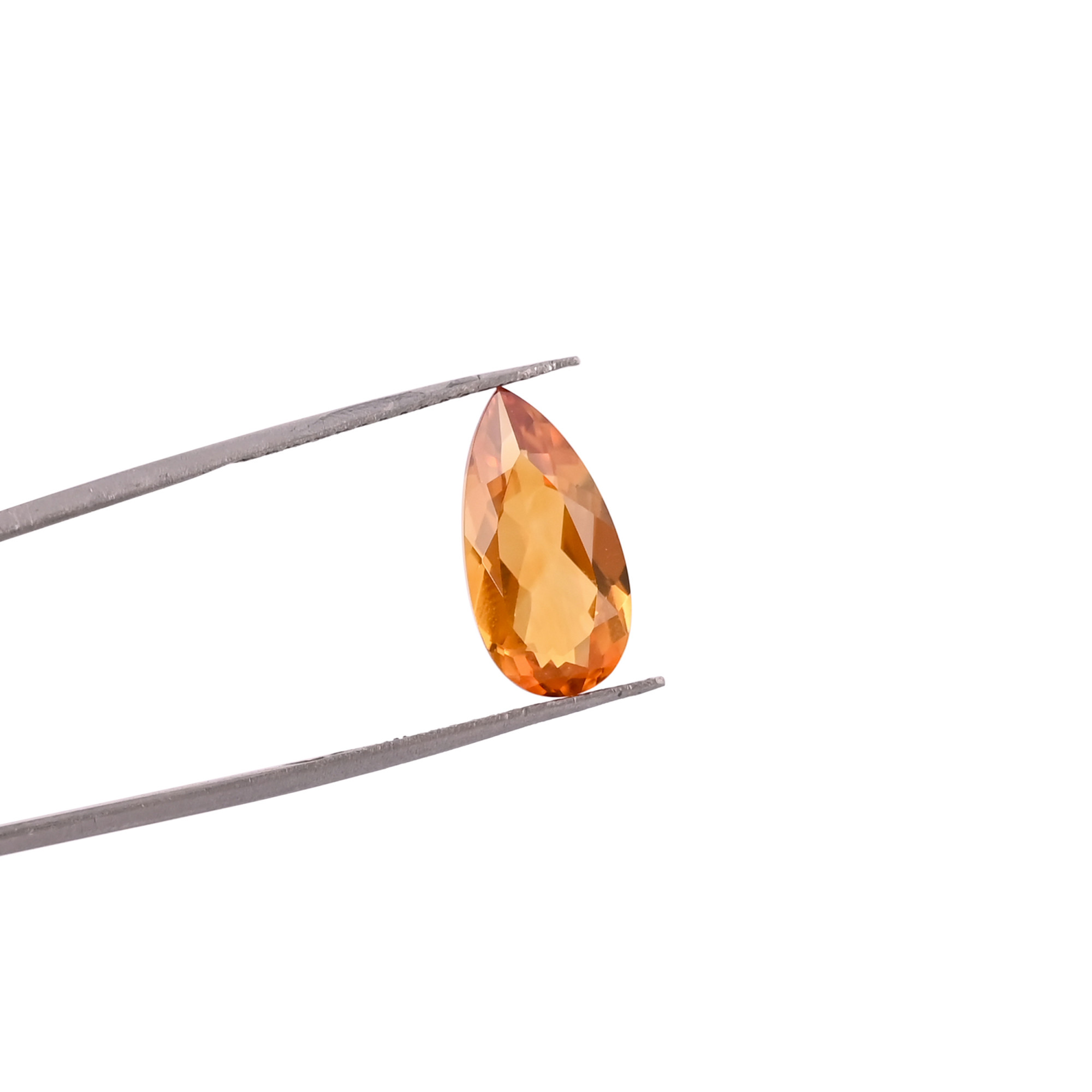 Citrine Gemstone 8x16 mm Pear Faceted Cut Loose Stone For Customize Jewelry