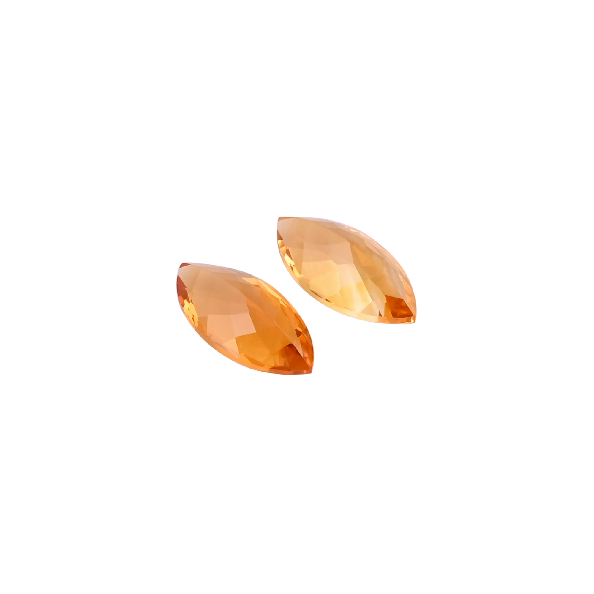 Natural Dark Yellow Citrine 8x16 mm Marquise Faceted Cut Loose Stone For Making Jewelry