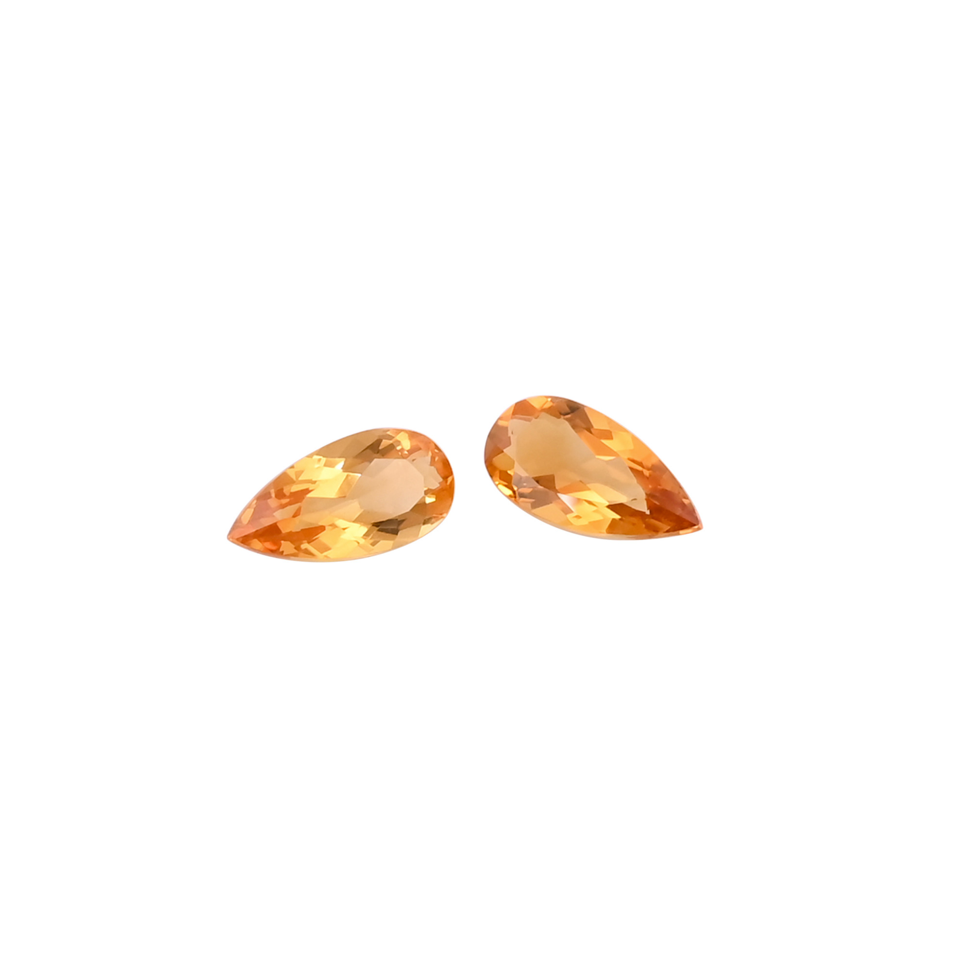 AAA Quality Citrine Gemstone 12x6 mm Pear Faceted Cut Loose stone For Elevate Your Jewelry