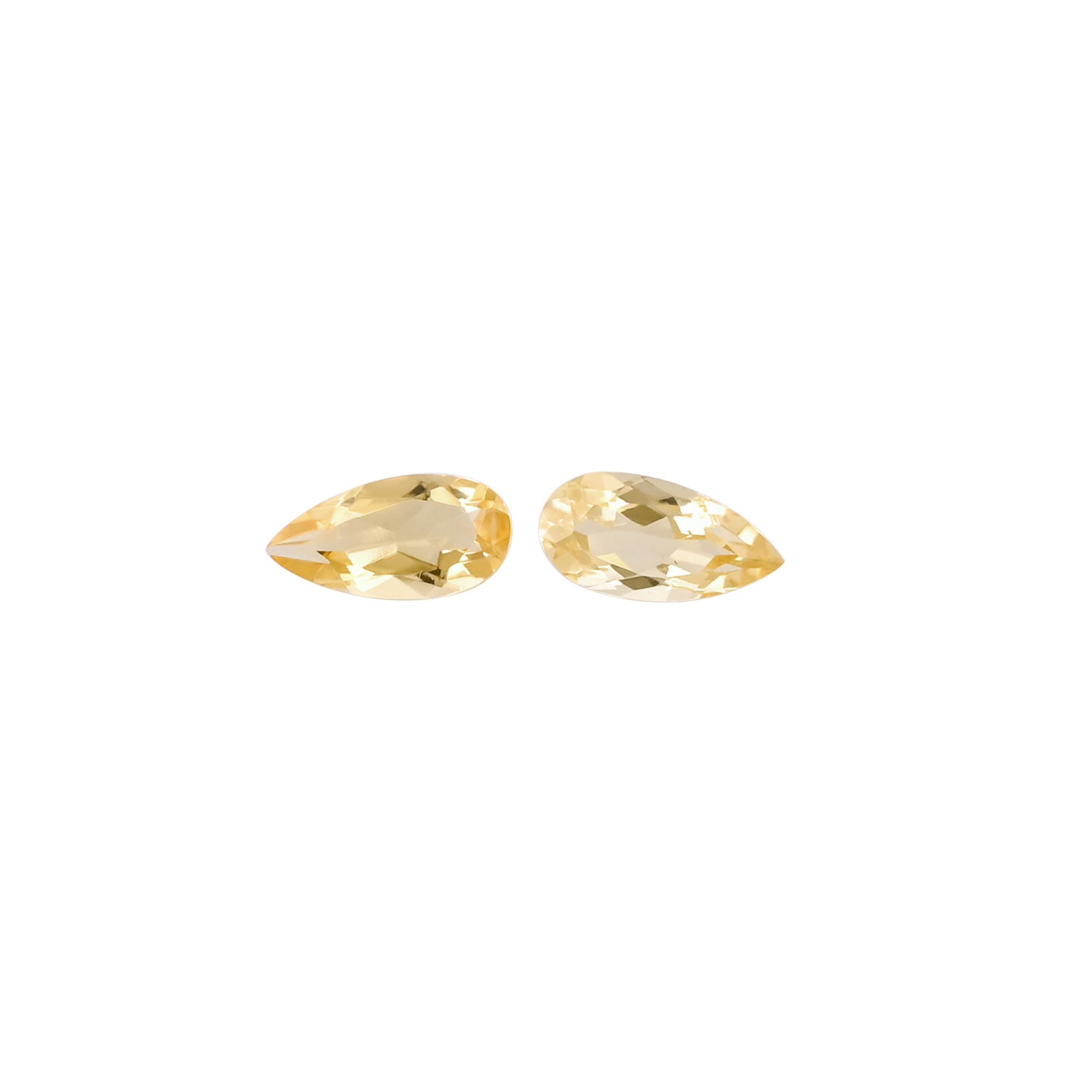 135 Ct Natural Citrine Pear Faceted Cut 5x10 MM Loose Gemstone For Making Jewelry