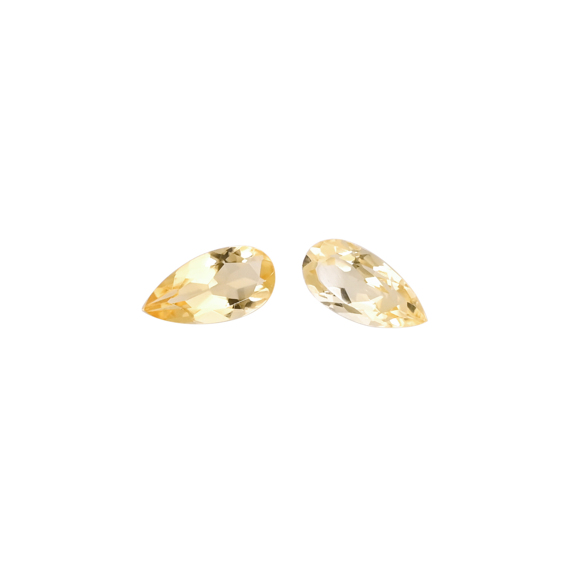 135 Ct Natural Citrine Pear Faceted Cut 5x10 MM Loose Gemstone For Making Jewelry
