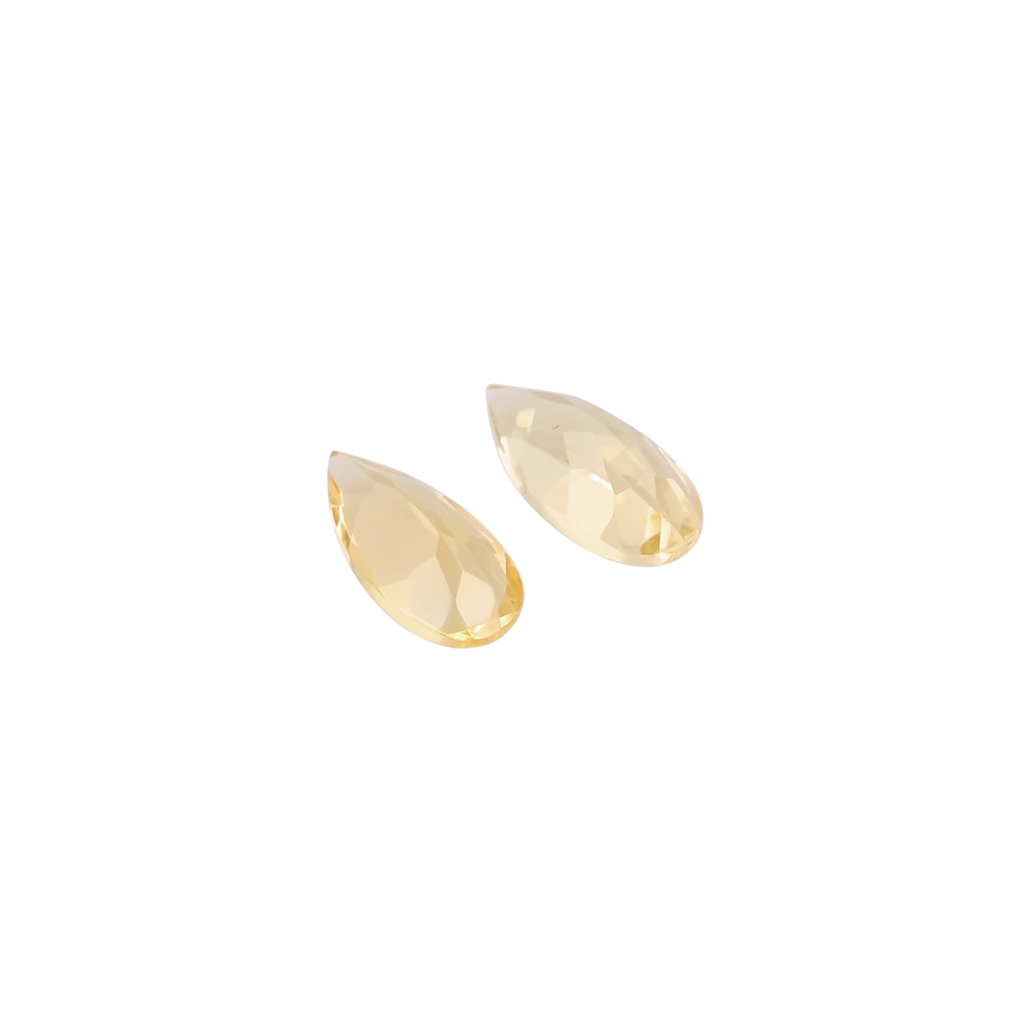 AAA Quality Yellow Beryl 18x9 MM Pear Faceted Cut Loose Gemstone For Making Jewelry