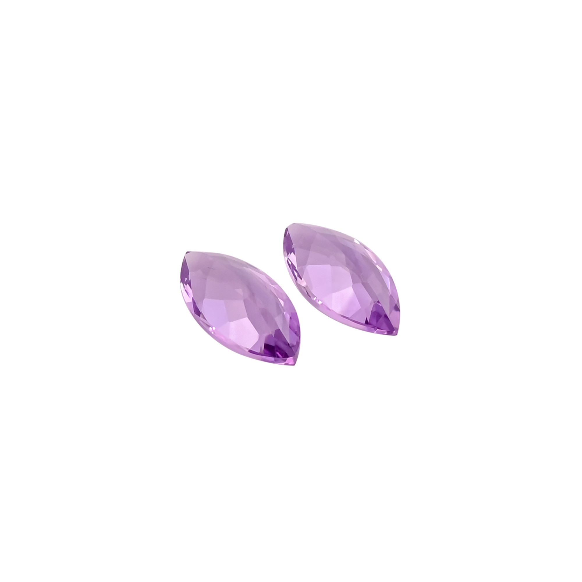 Natural Amethyst Gemstone 18x9 MM Marquise Faceted Cut Loose Stone For Making Jewelry