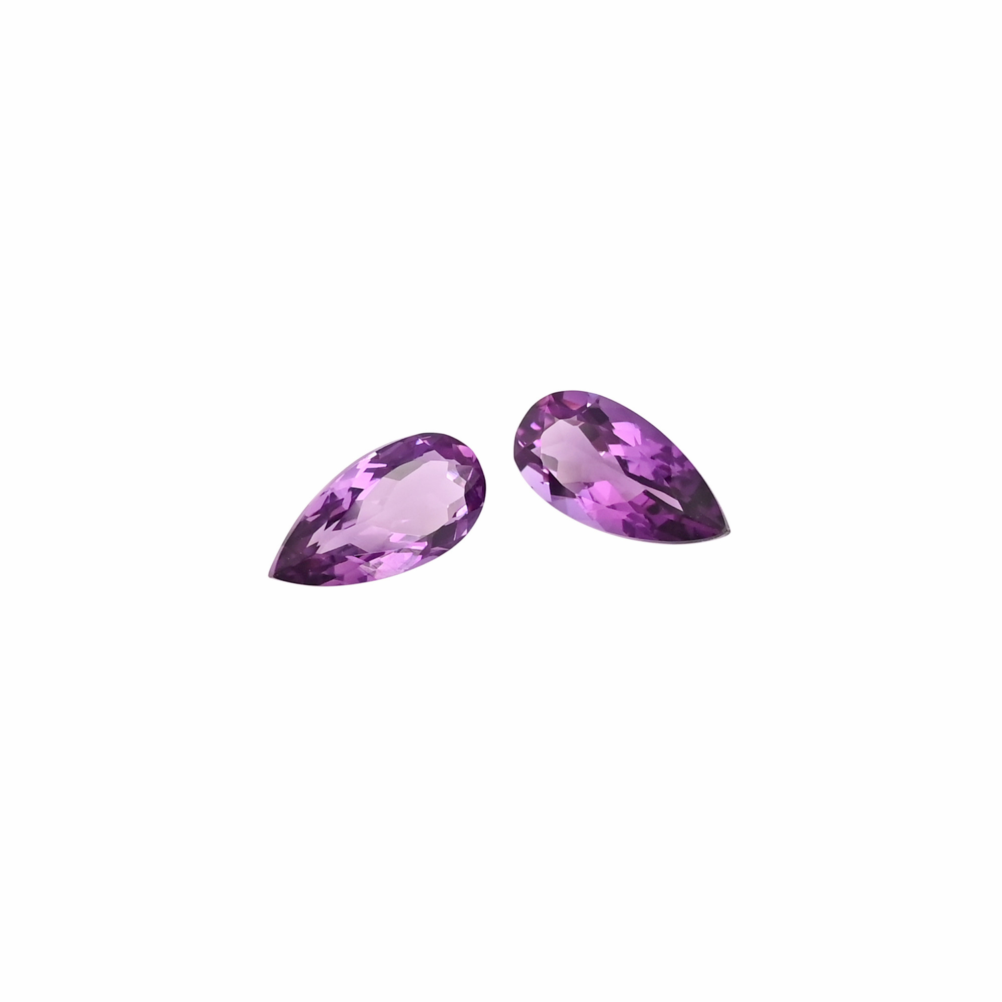 AAA Quality Amethyst Gemstone 8x16 mm Pear Faceted Cut Loose Stone For Making Jewelry