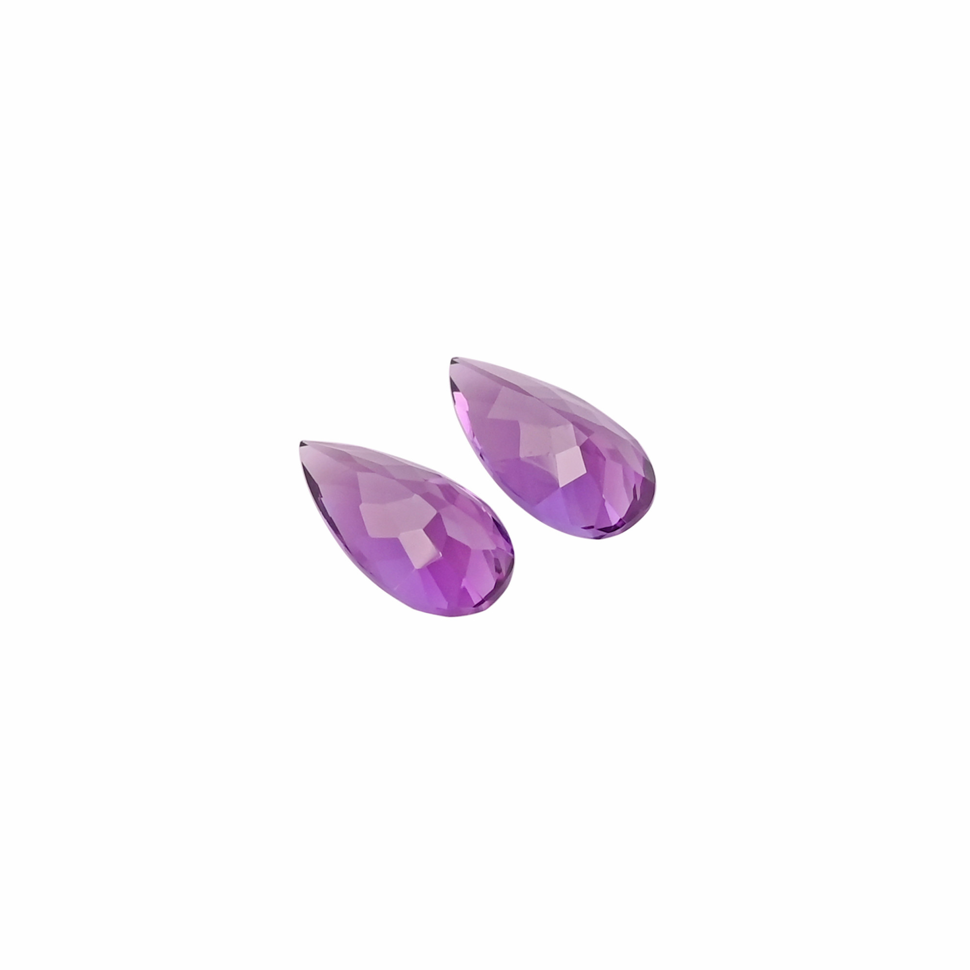 AAA Quality Amethyst Gemstone 8x16 mm Pear Faceted Cut Loose Stone For Making Jewelry