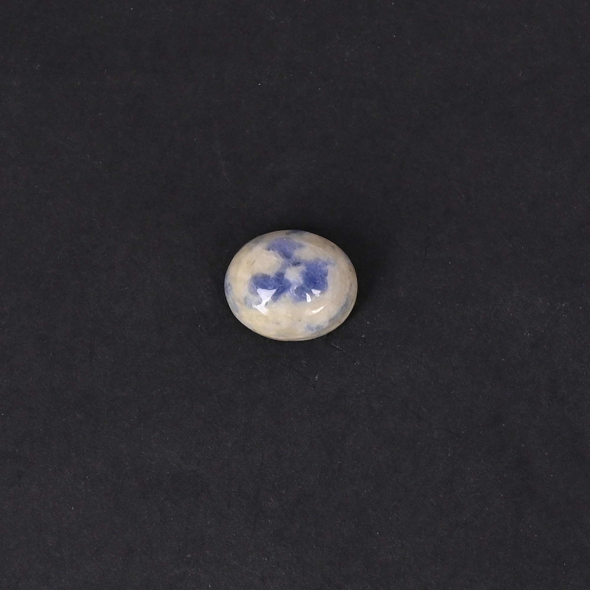 Natural K2 jasper Loose Gemstone -76 Carat Hemisphere 12x10 mm Flat-back Cabochon for Jewelry Making