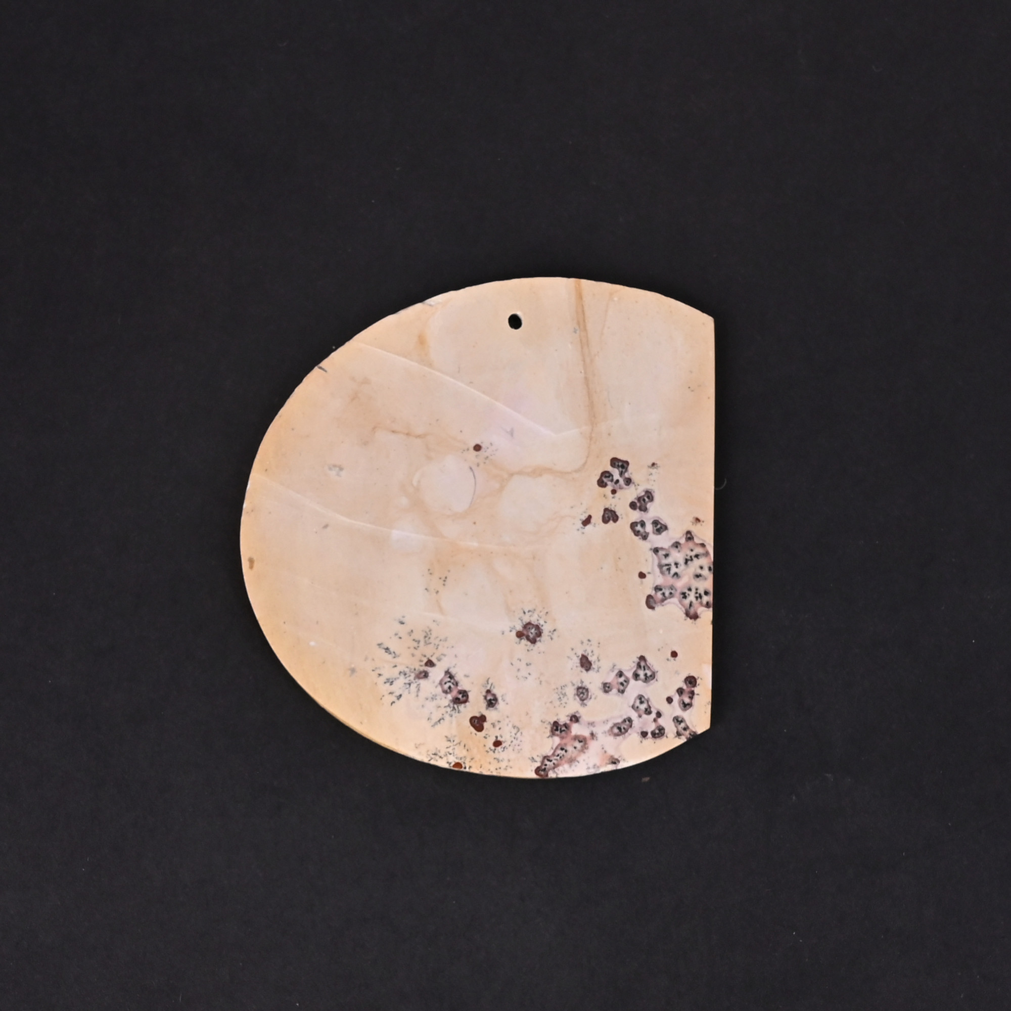 Natural Leaf jasper Loose Gemstone -513 Carat 44x27 mm Dual Side Flat-for Jewelry Making  1 Pcs