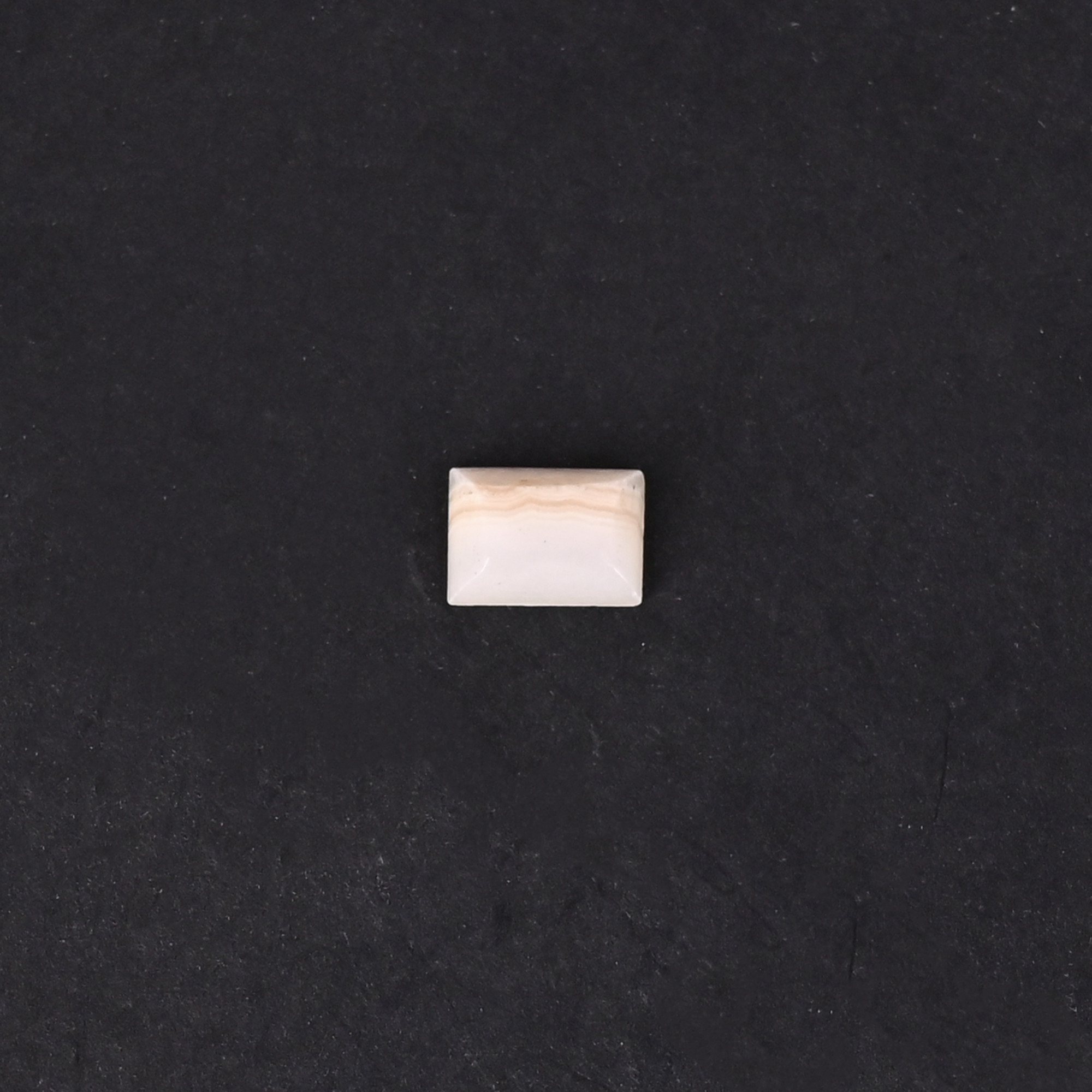 Natural Pink Lace Agate Loose Gemstone -09 Carat Each Rectangular 9x5 mm Flat-back Cabochon for Jewelry Making Batch Of 10 Pcs
