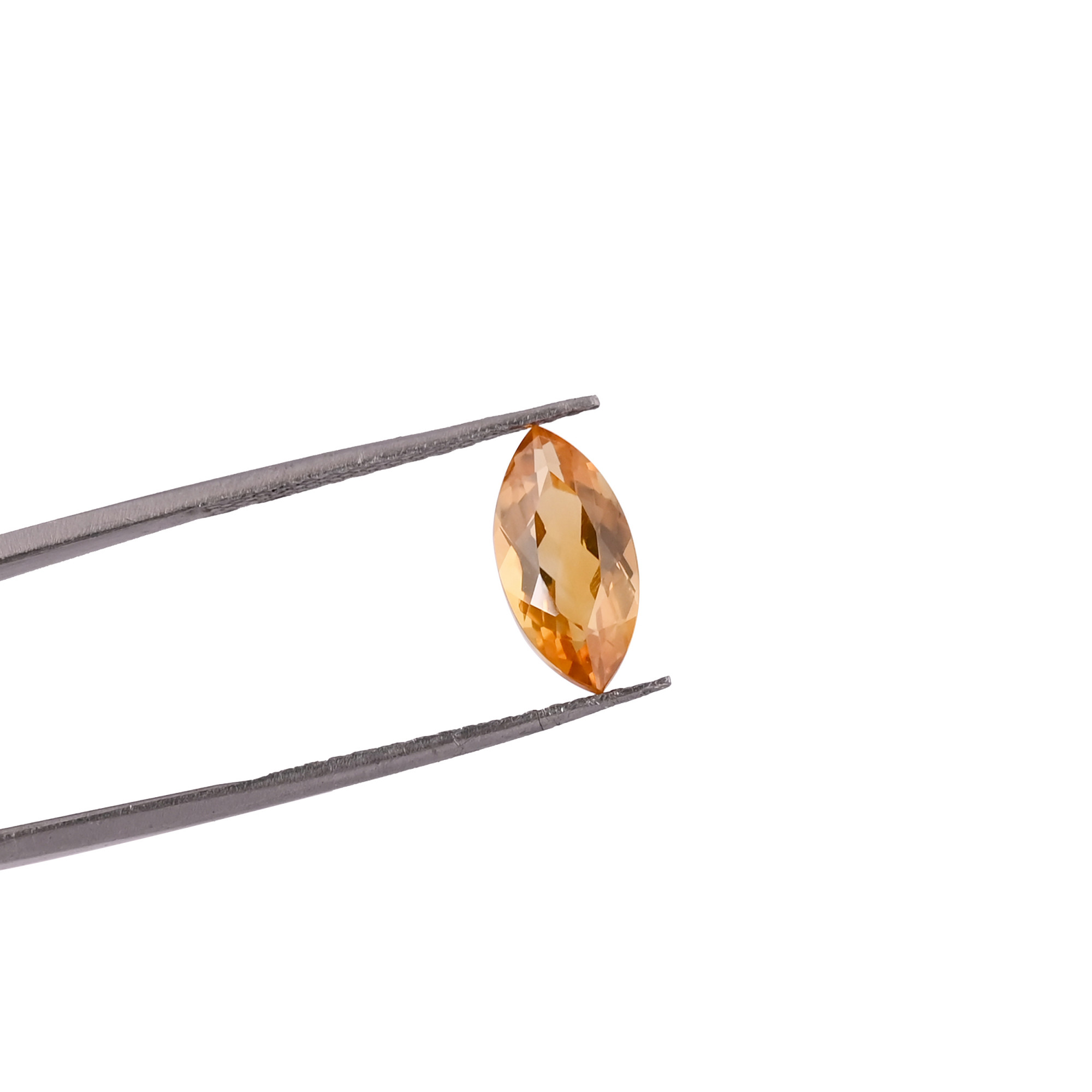 Natural Yellow Citrine Gemstone 12x6 mm Marquise Faceted Cut Loose Stone For Making Jewelry