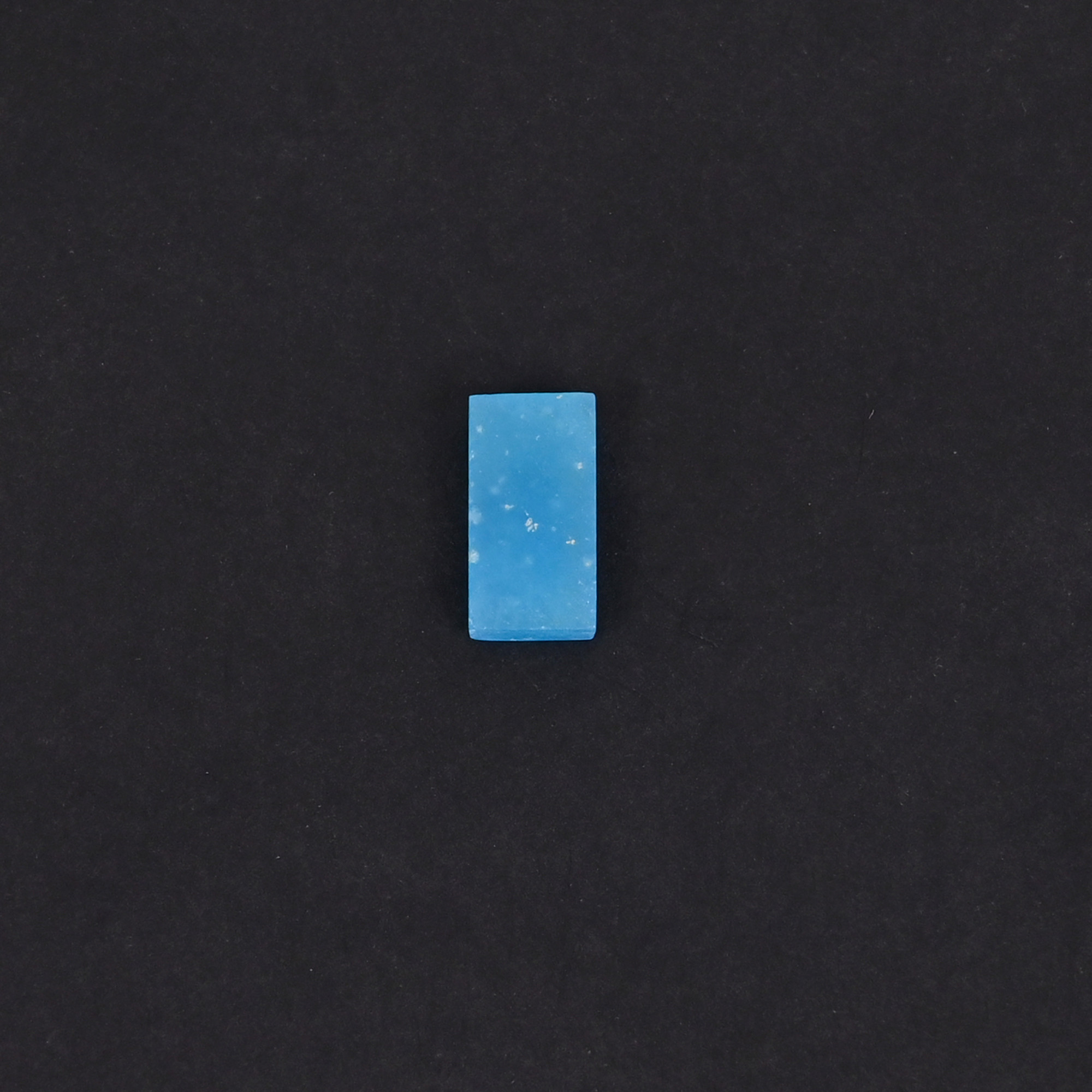 Natural Blue Opal Loose Gemstone -24 Carat Rectangle 11x6 mm Flat-back Cabochon for Jewelry Making 1 Pcs
