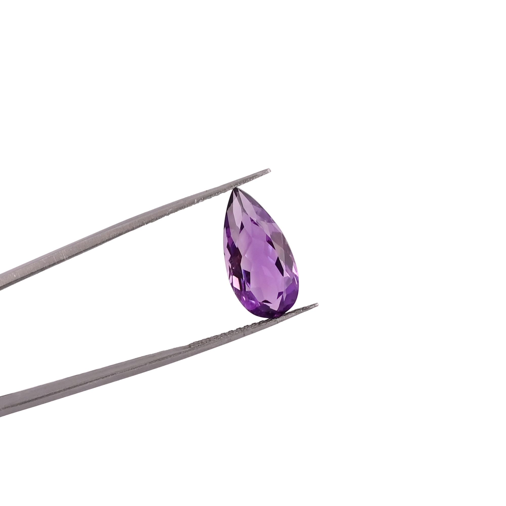 Natural Amethyst 9x18 MM Pear Faceted Cut Eye Clean Loose Gemstone For Making Jewelry