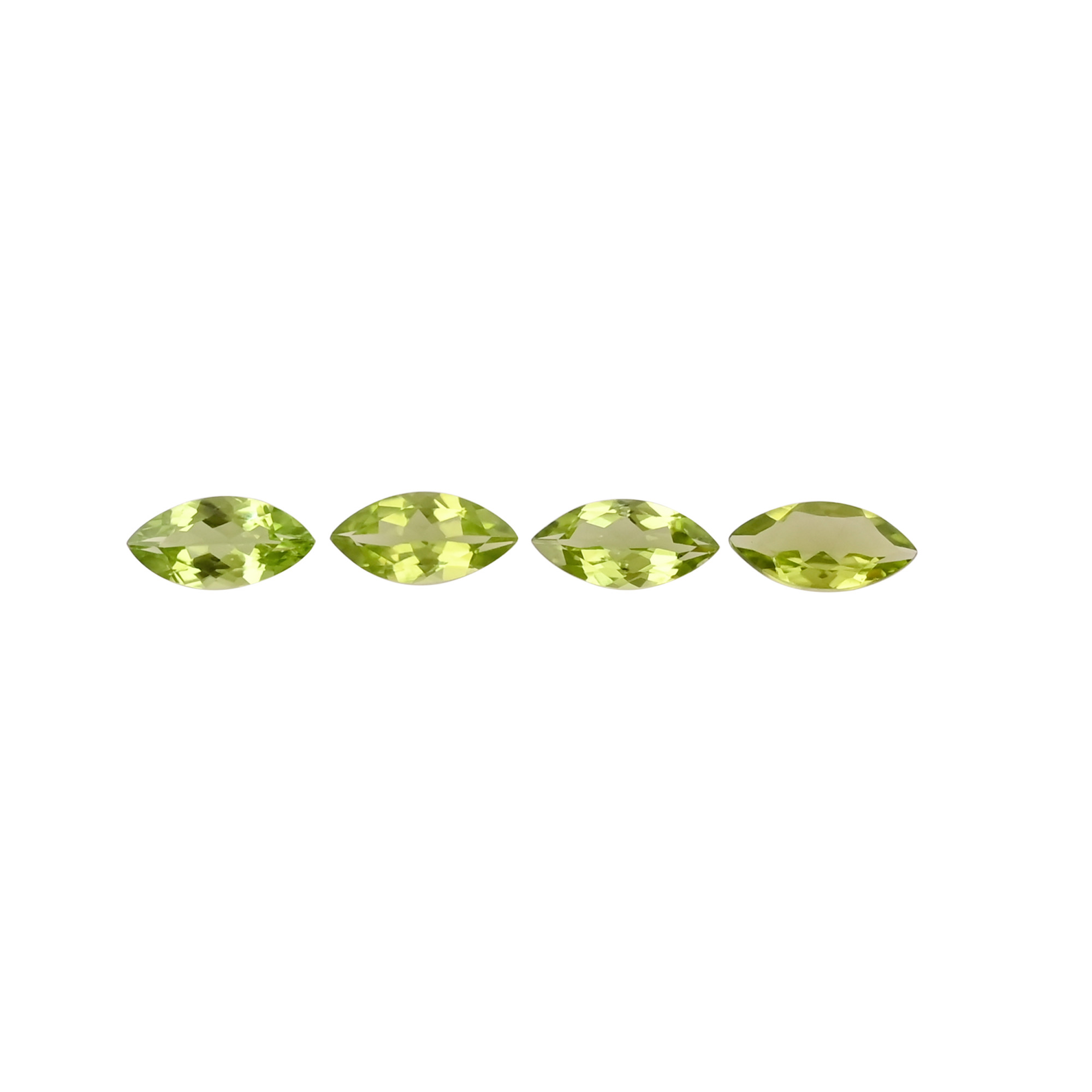 AAA Quality Peridot Gemstone 12x6 MM Marquise Faceted Cut Loose Stone For Jewelry