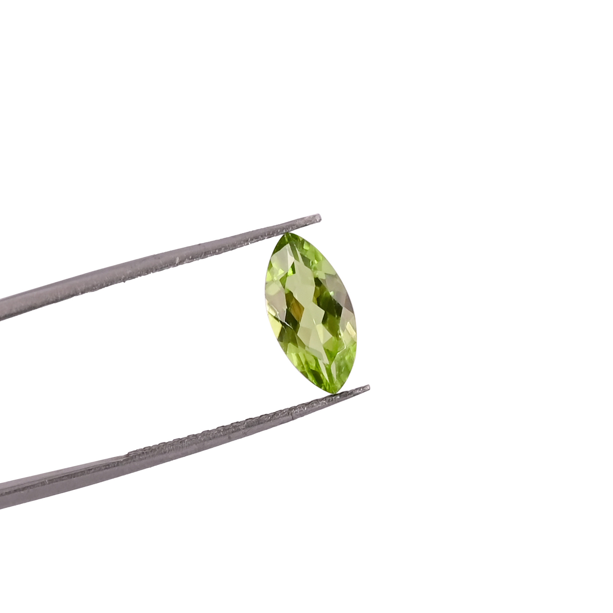 AAA Quality Peridot Gemstone 12x6 MM Marquise Faceted Cut Loose Stone For Jewelry
