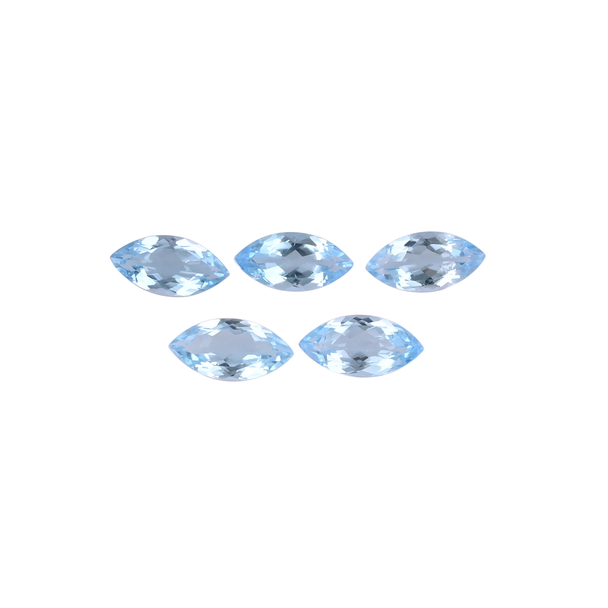 Natural Swiss Blue Topaz 14x7 MM Marquise Faceted Cut Loose Gemstone For Making Jewelry