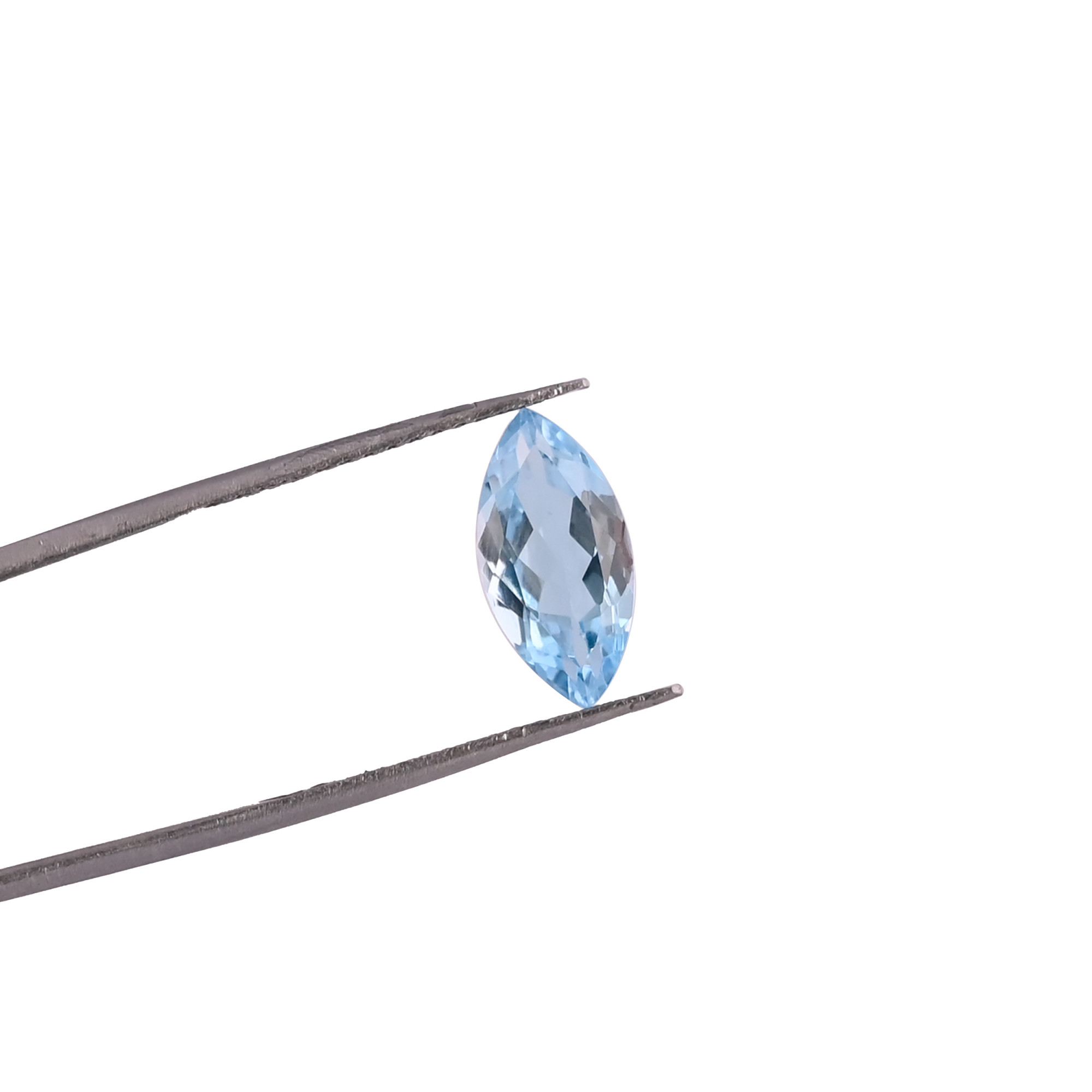 Natural Swiss Blue Topaz 14x7 MM Marquise Faceted Cut Loose Gemstone For Making Jewelry