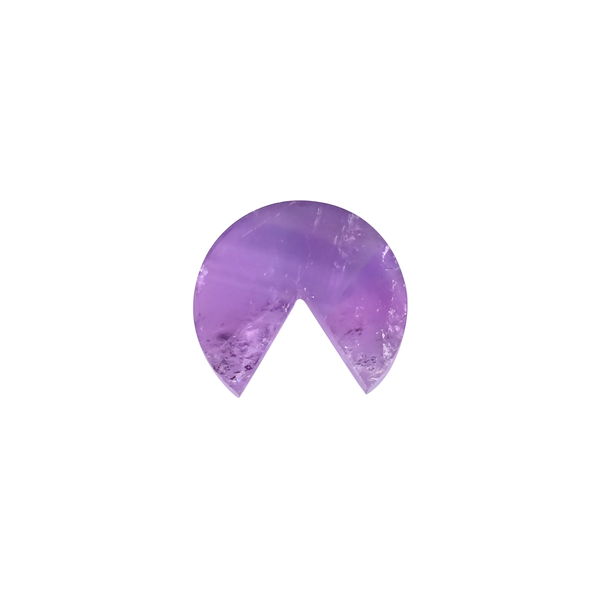 Natural Amethyst Loose Gemstone -127 Carat 20x18 mm Smooth Stone for Jewelry Making 1 Pcs