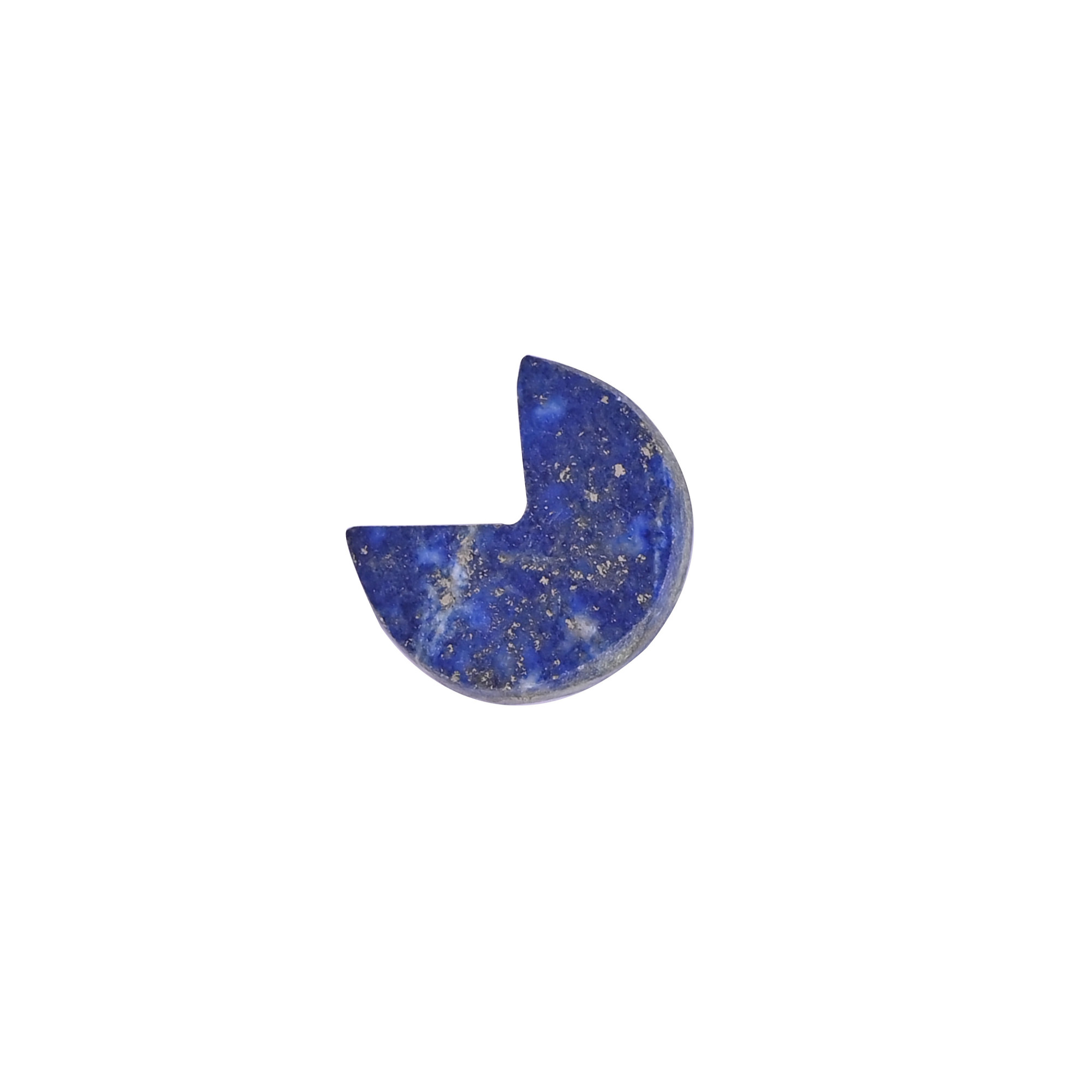 Natural Lapis Lazuli Loose Gemstone -54 Carat 15x12 mm Smooth Stone for Jewelry Making 1 Pcs