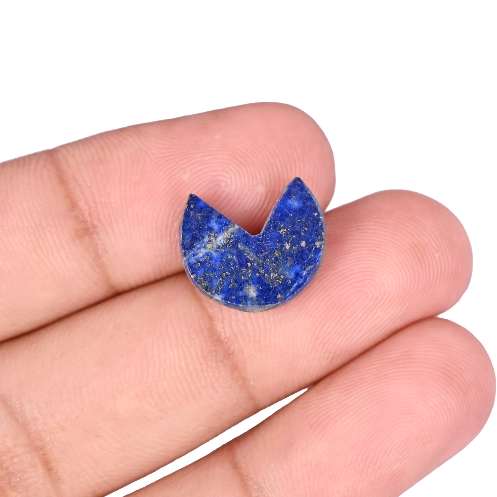 Natural Lapis Lazuli Loose Gemstone -54 Carat 15x12 mm Smooth Stone for Jewelry Making 1 Pcs