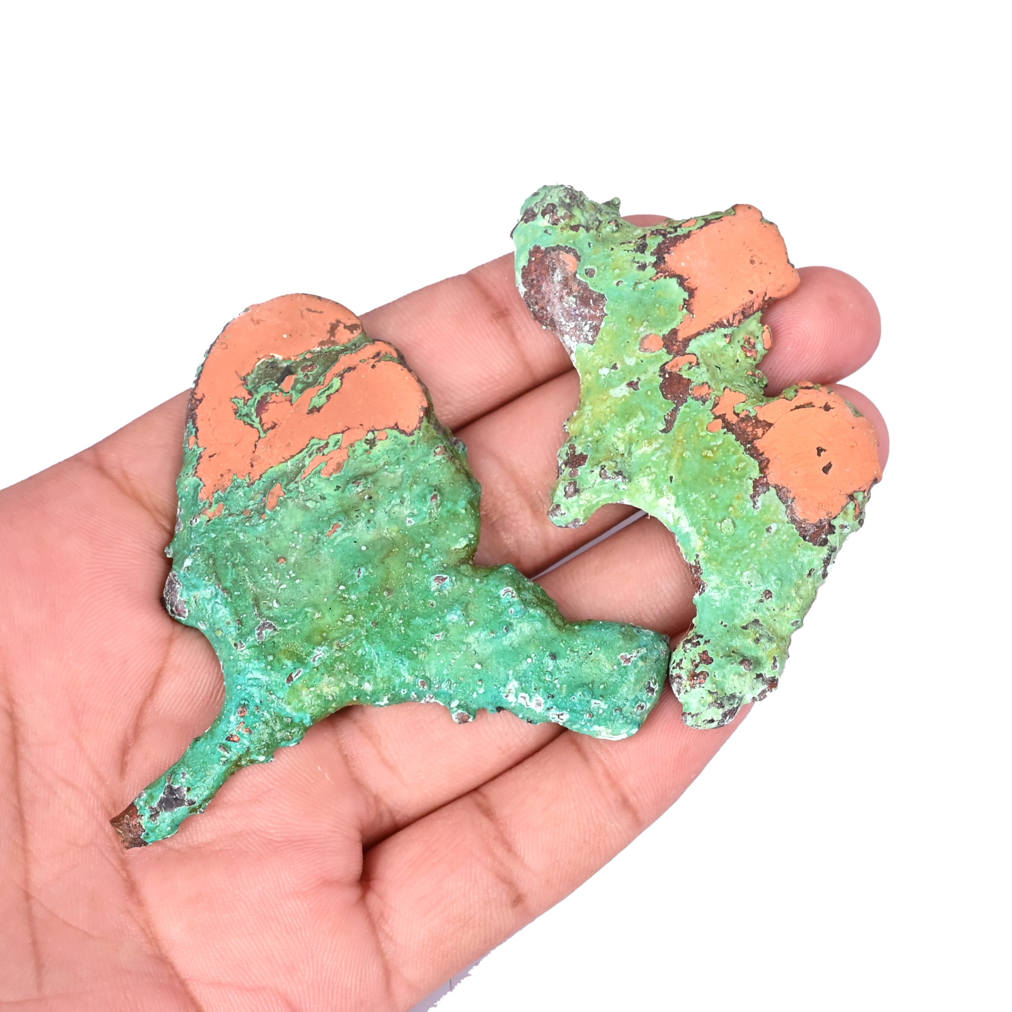 Natural Native Copper Loose Gemstone 5928 gm 65x38 mm Raw-Rough Stone for Jewelry Making 1 Pcs