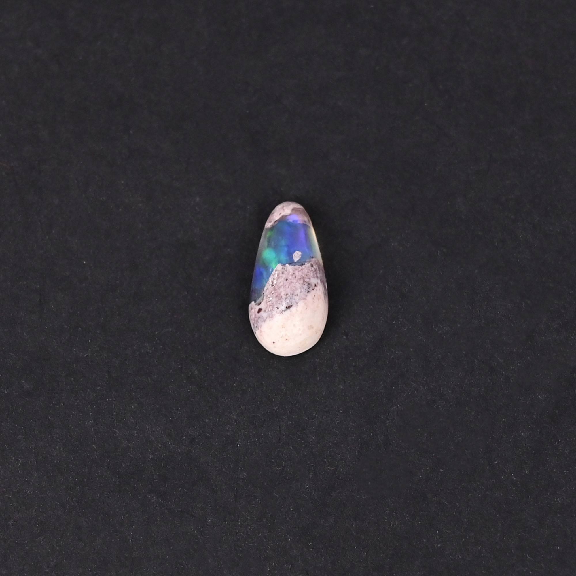 Natural Fire Opal Loose Gemstone -15 Carat Pear 11x5 mm Flat-back Cabochon for Jewelry Making   1 Pcs